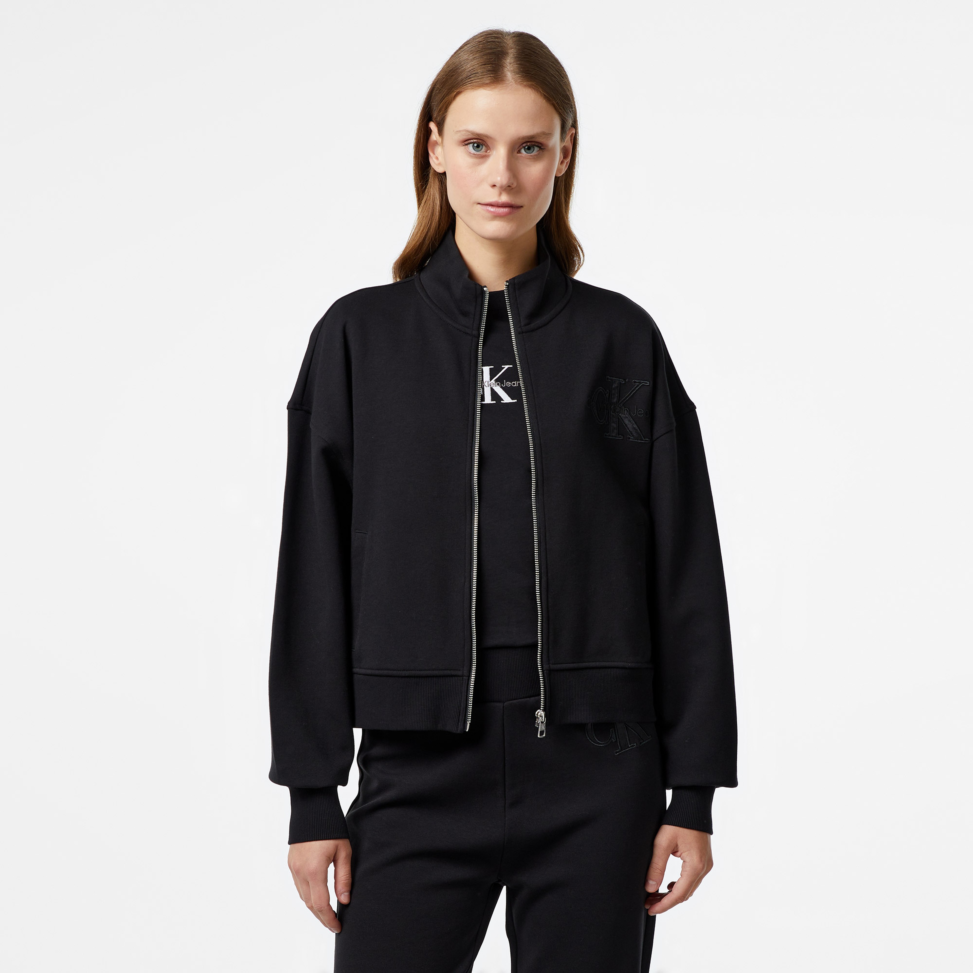 Calvin Klein Jeans Kadın Siyah Sweatshirt