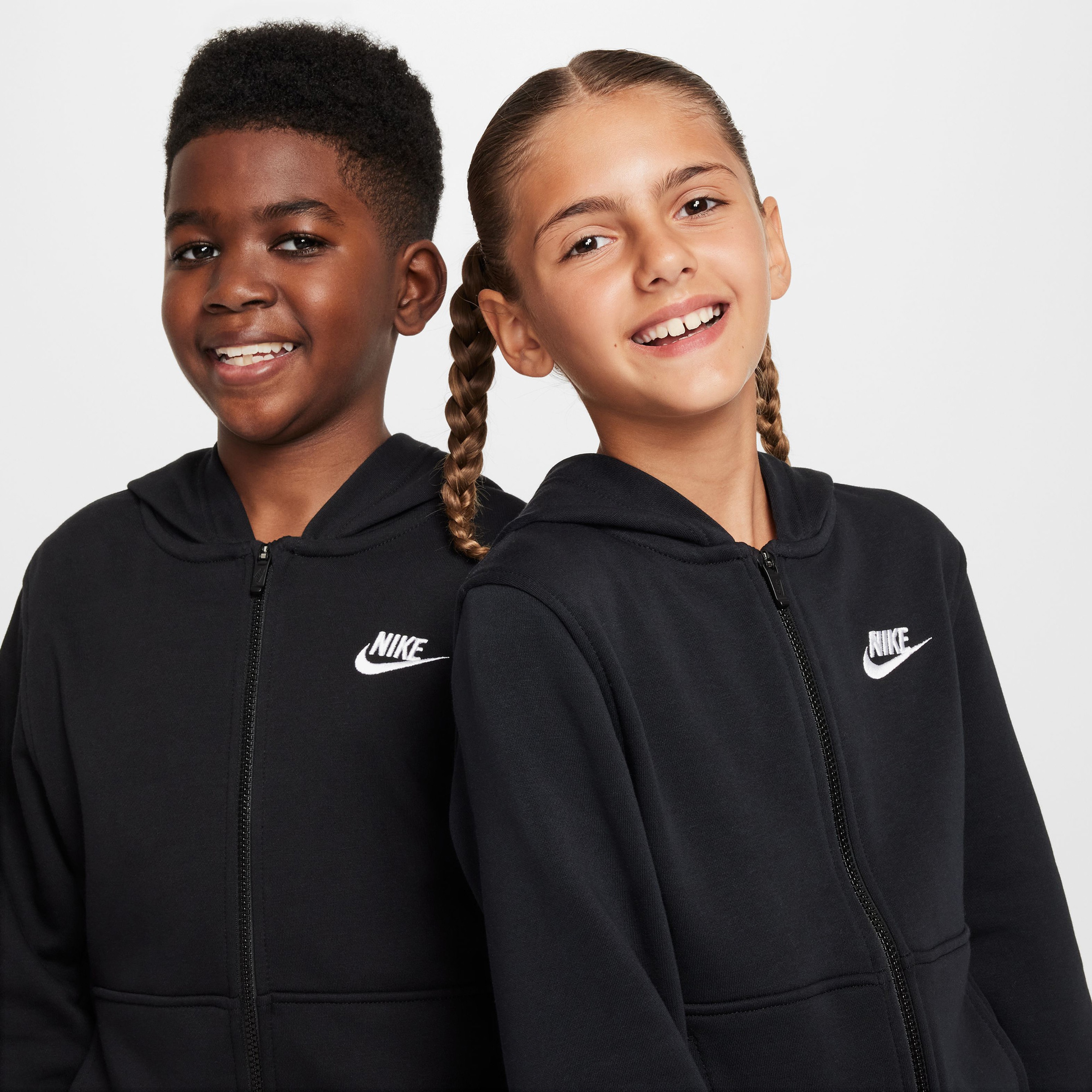 Nike Club Fleece Çocuk Siyah Sweatshirt