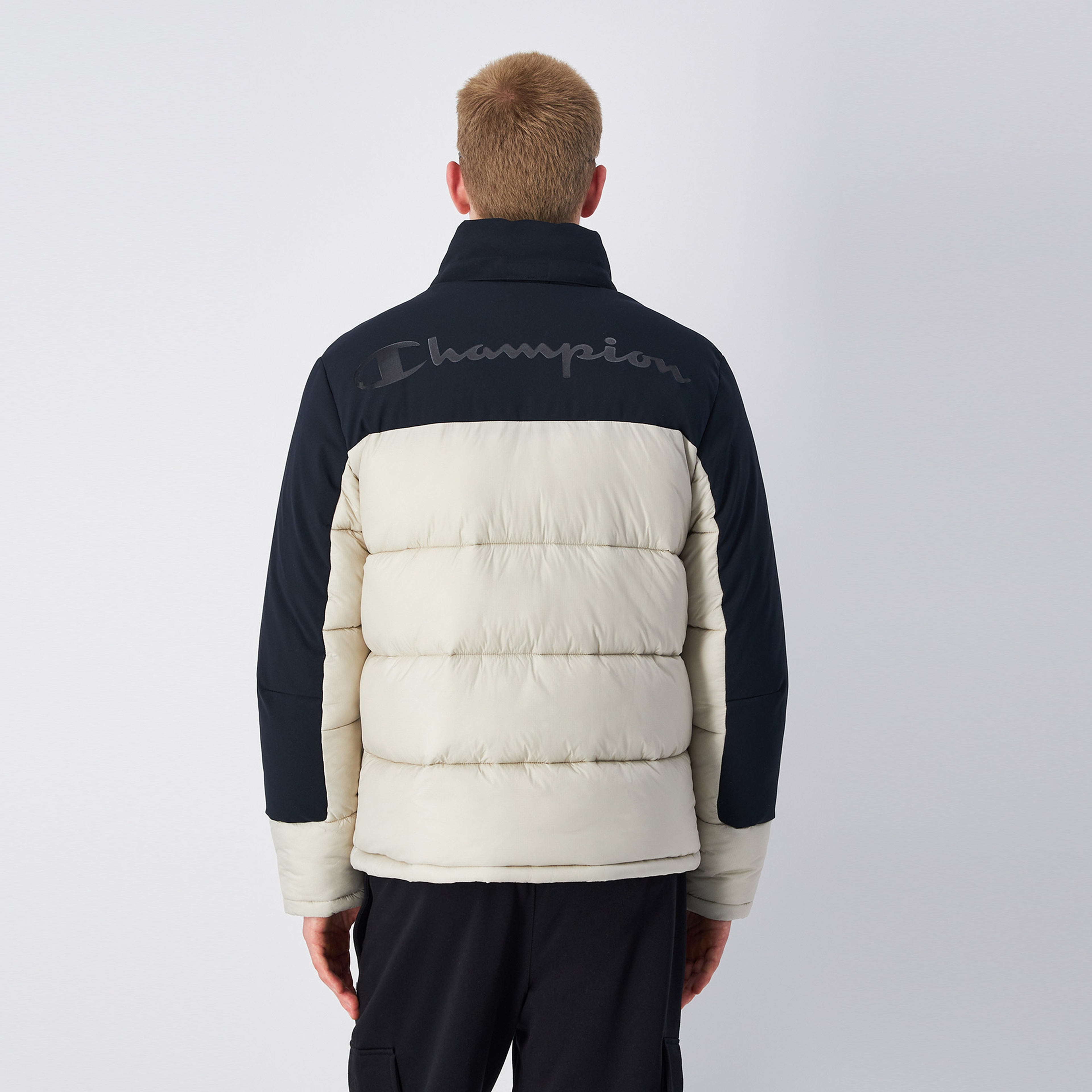 Champion Erkek Krem/Siyah Ceket