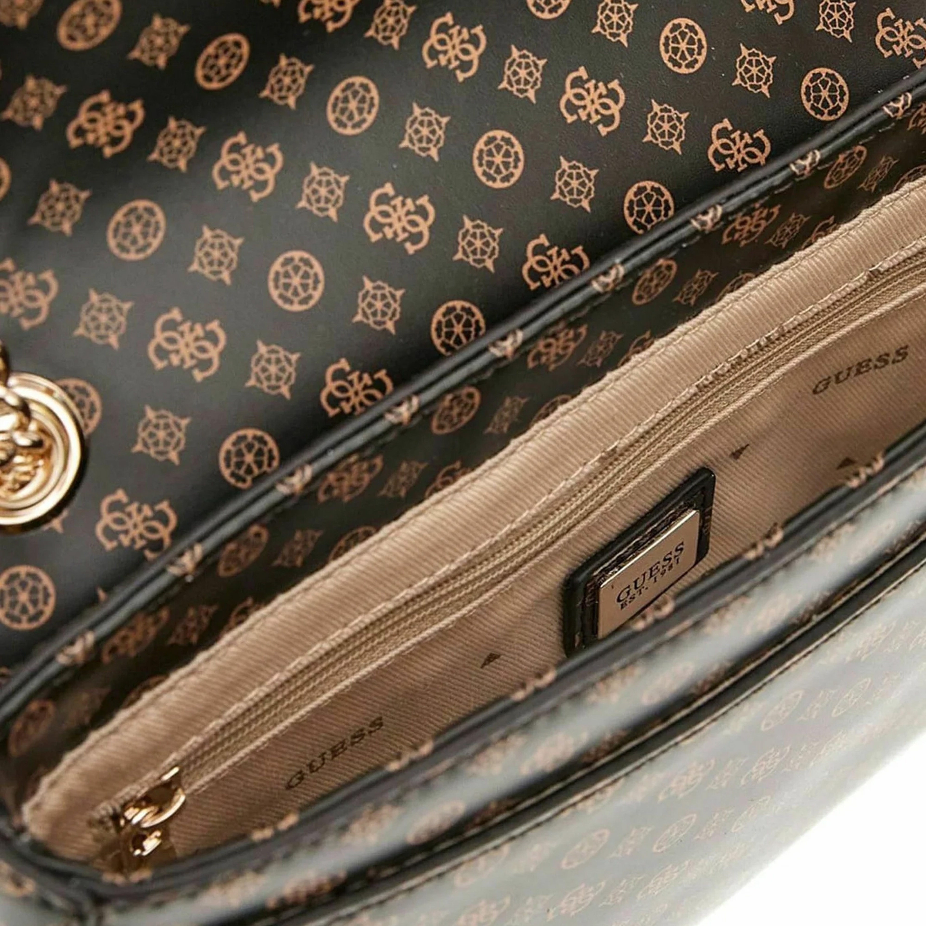 Guess Eliette Logo Grlfrnd 36210 Kadın Kahverengi El Çantası