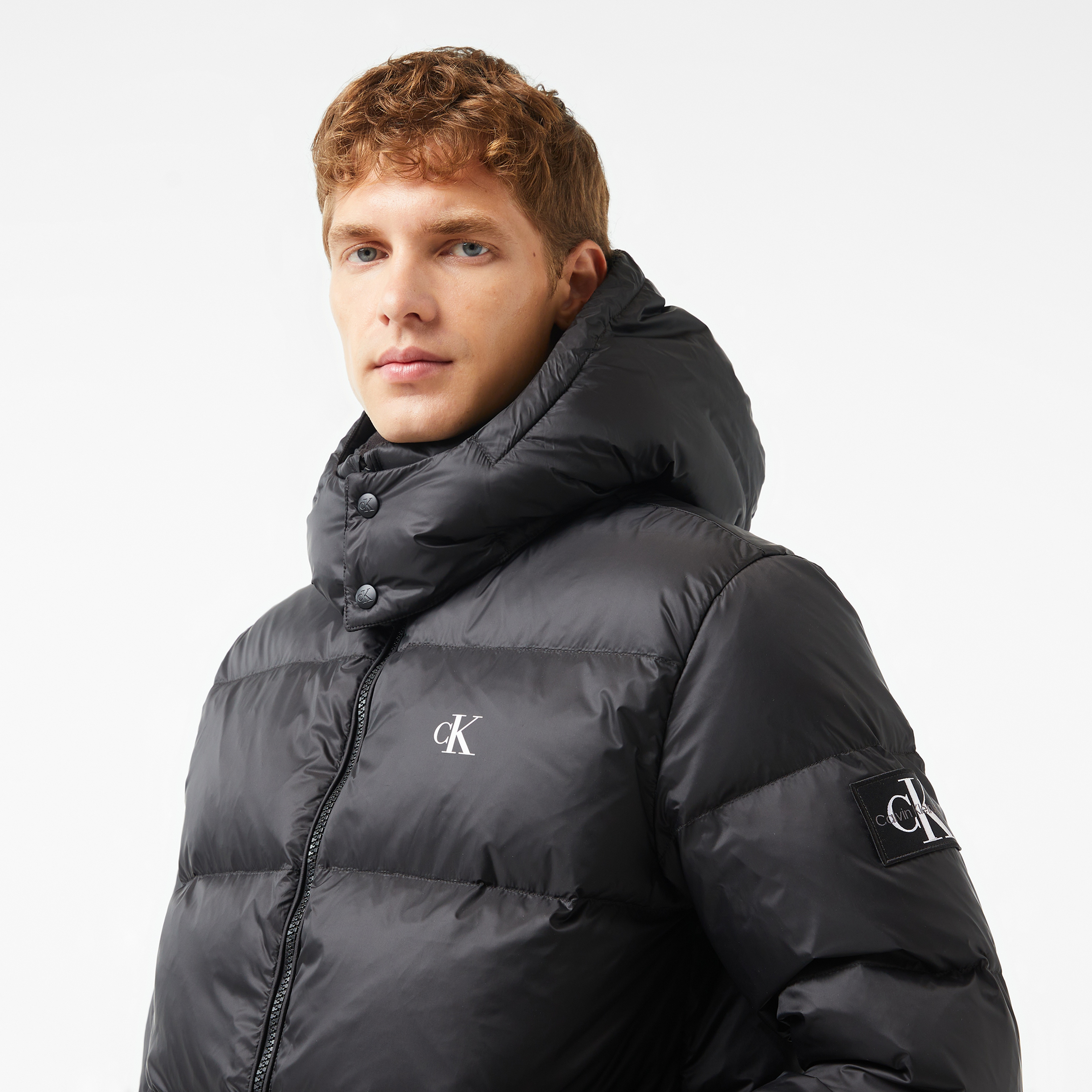 Calvin Klein Jeans Erkek Siyah Mont
