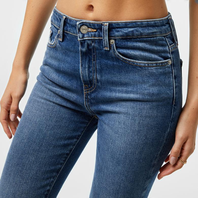 Tommy Hilfiger Kadın Mavi Jean