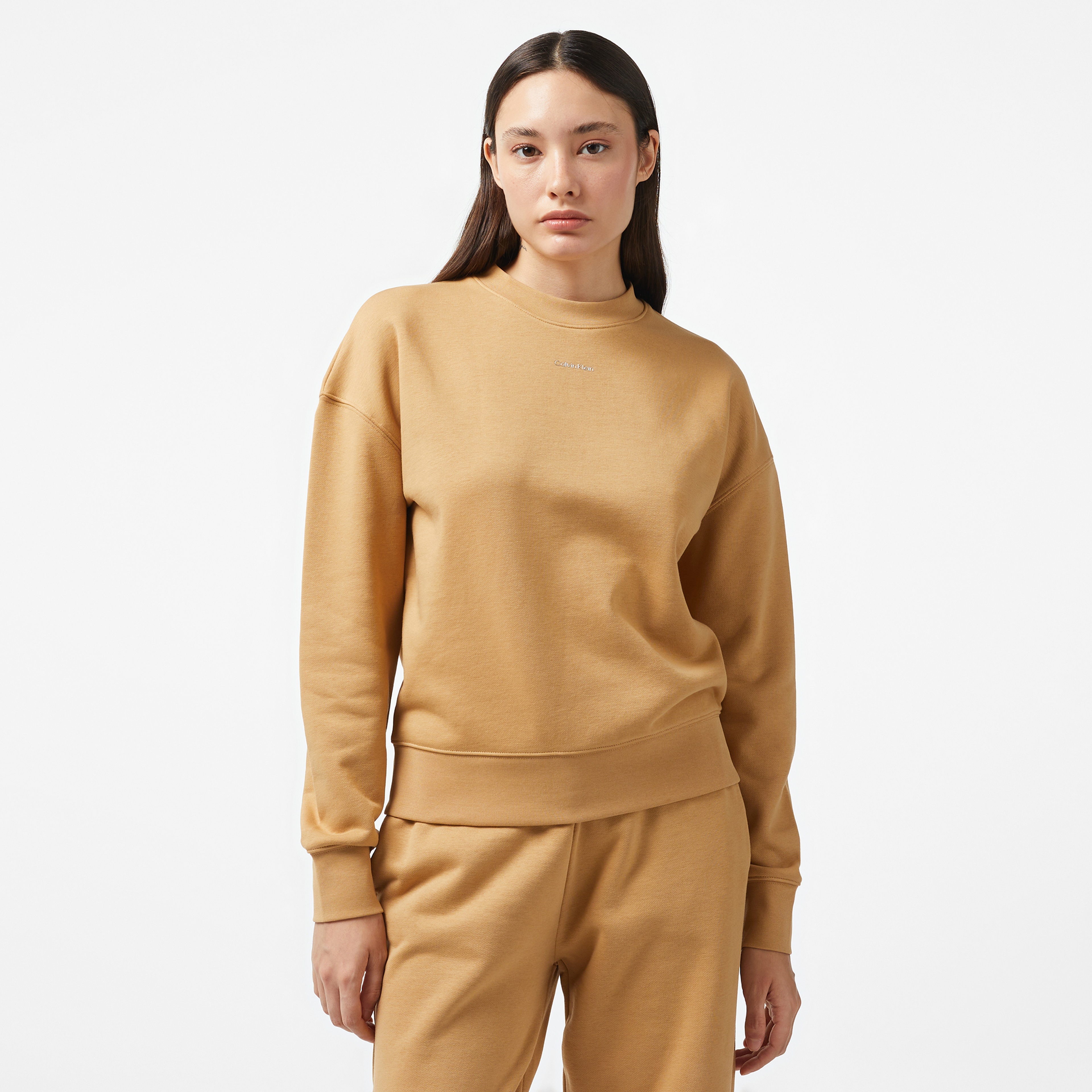 Calvin Klein Kadın Kahverengi Sweatshirt