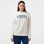 Tommy Hilfiger Jeans Prep Explorer Crew Kadın Beyaz Sweatshirt