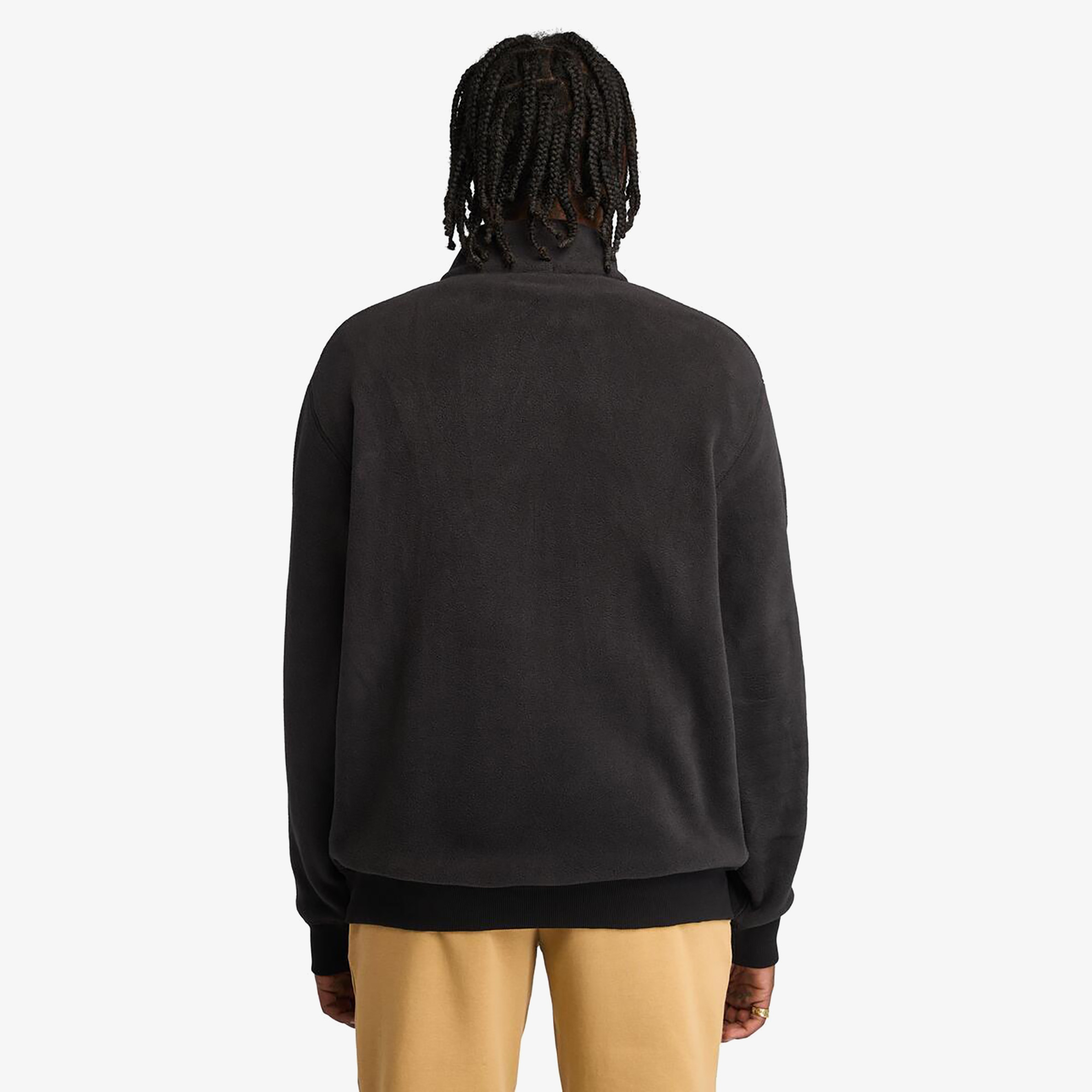 Timberland Linear Logo 1/4 Zip Polartec 200 Fleecez Erkek Siyah Ceket