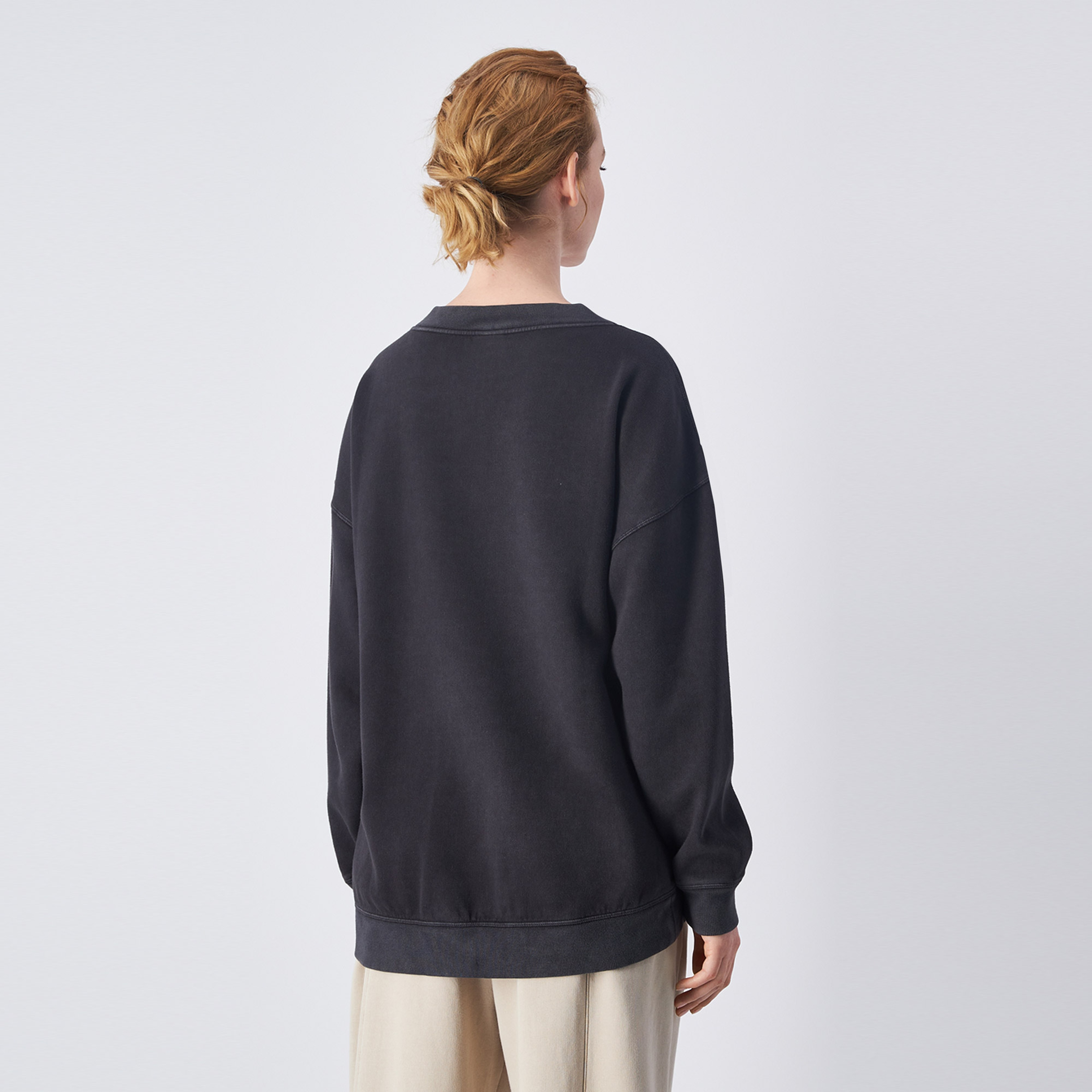 Champion Kadın Siyah Sweatshirt