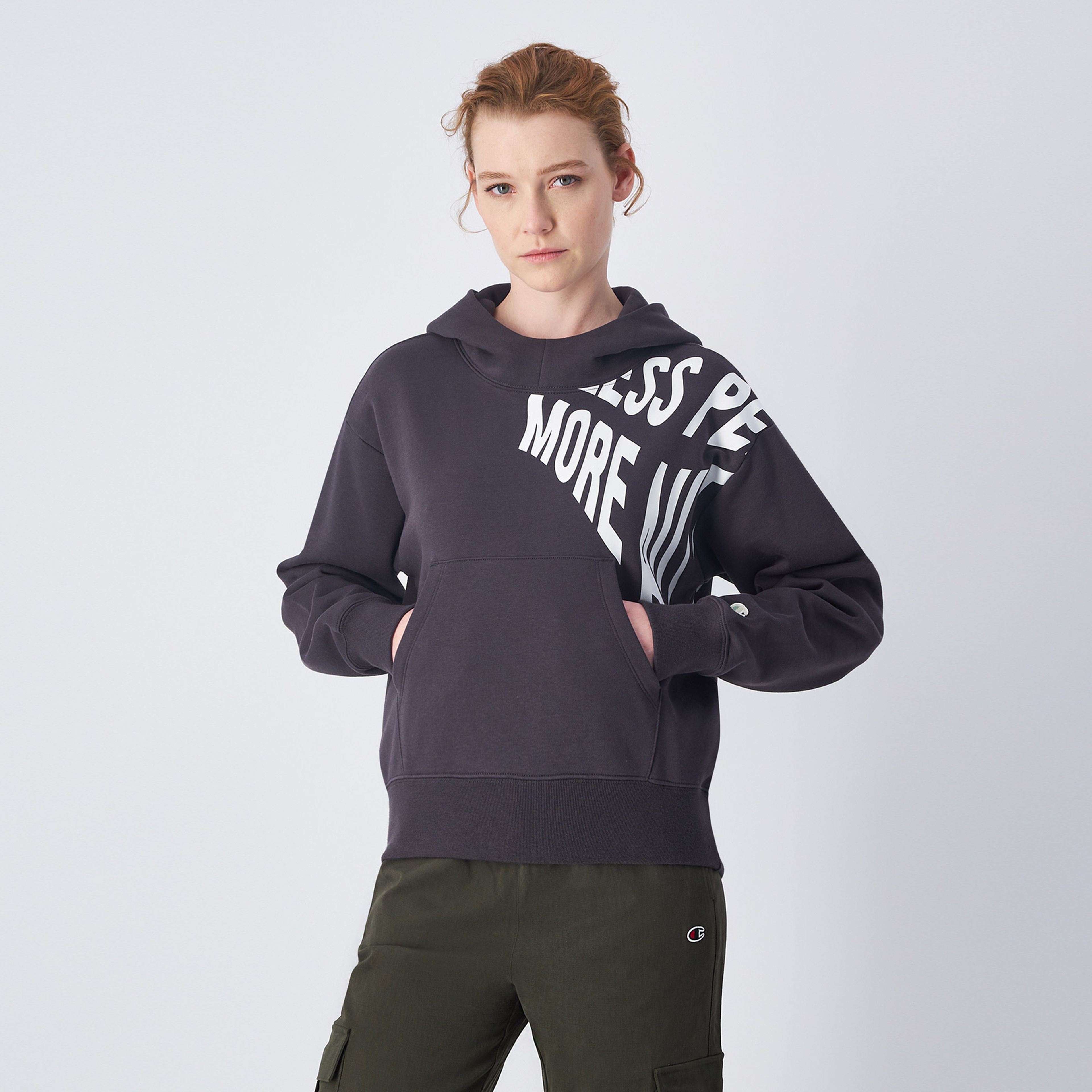 Champion Kadın Siyah Sweatshirt