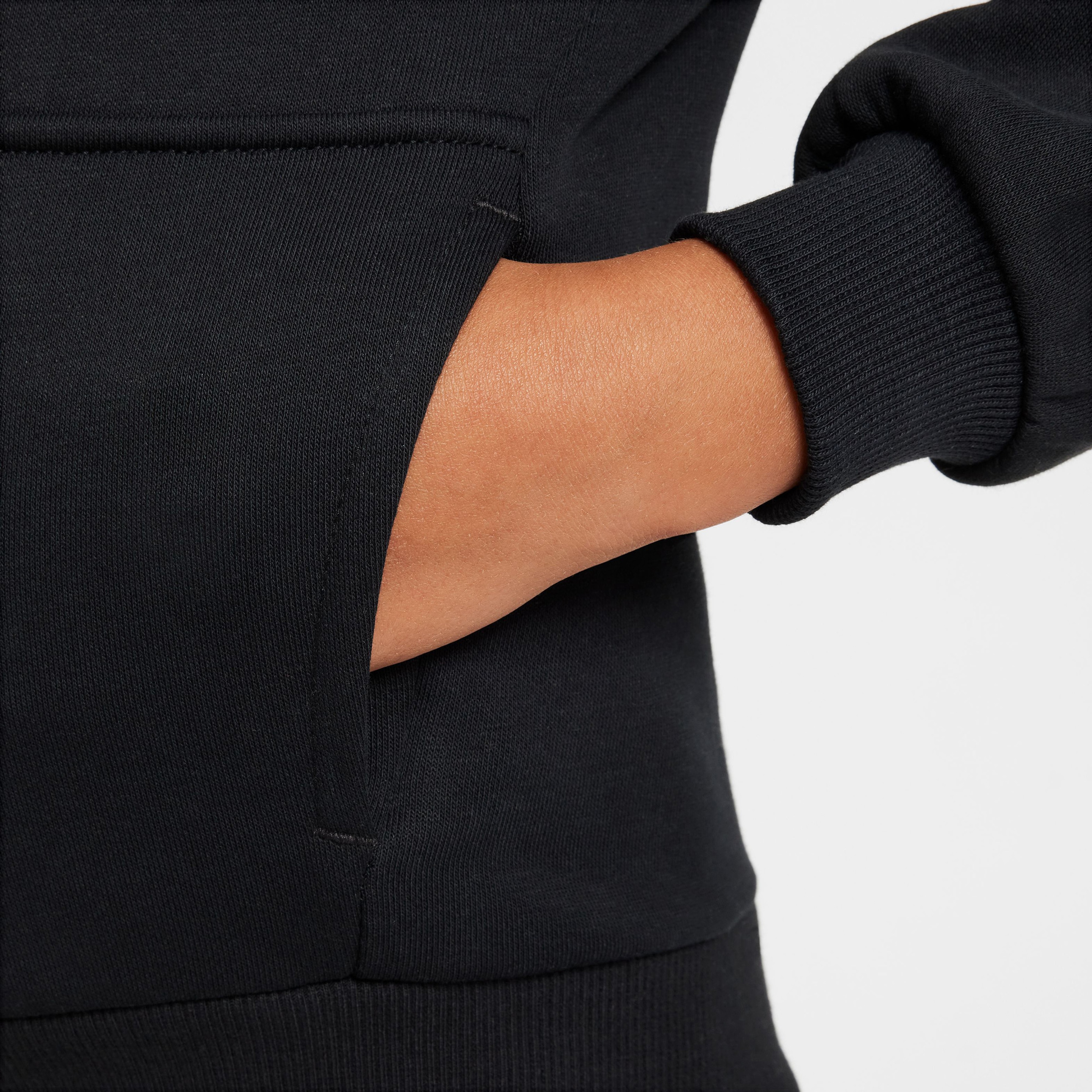 Nike Club Fleece Çocuk Siyah Sweatshirt