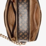 Guess Eliette Logo Grlfrnd Imogene Crsbody Bucket Kadın Kahverengi Çapraz Askılı Çanta