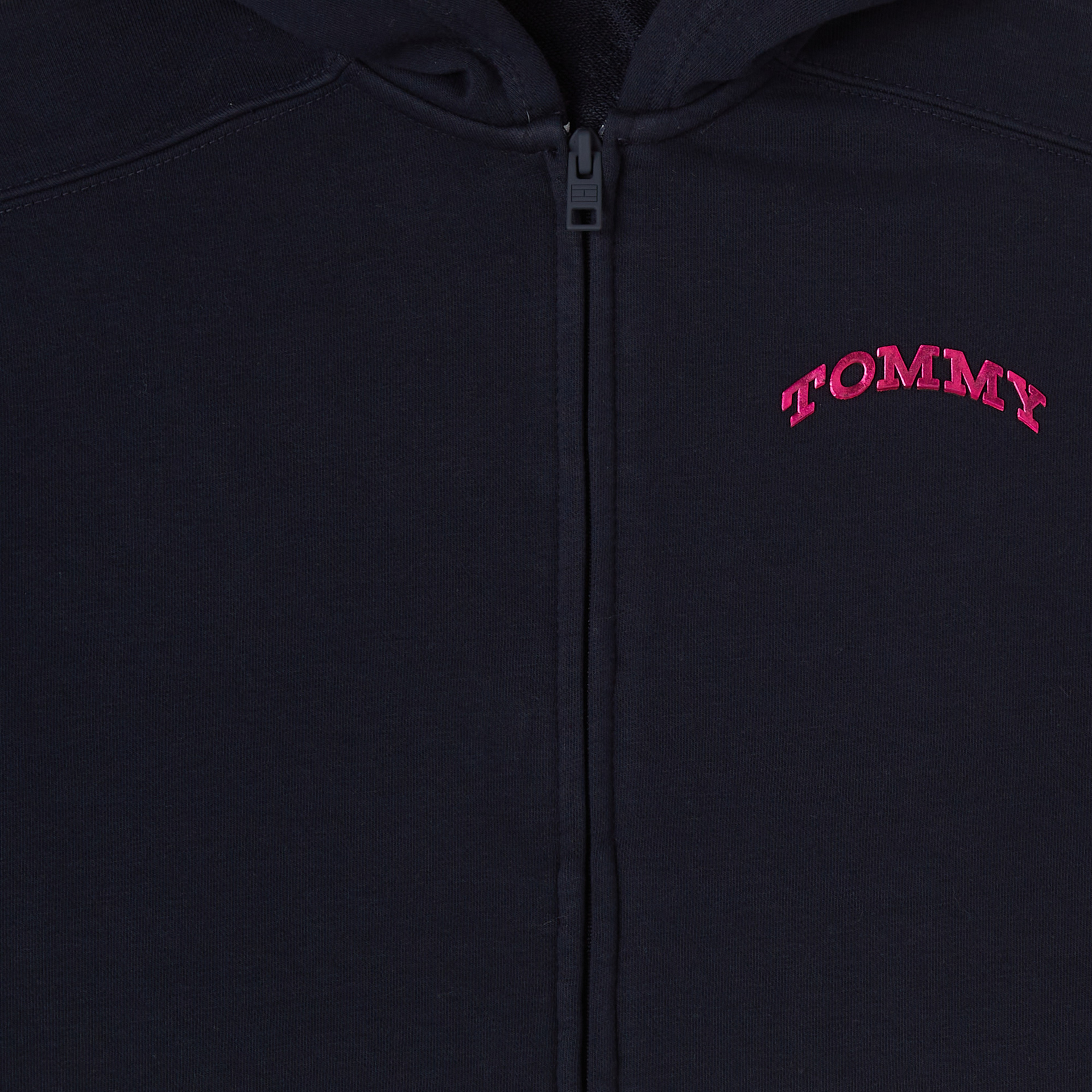 Tommy Hilfiger Tommy Dot Foil Zip Thru Çocuk Mavi Sweatshirt
