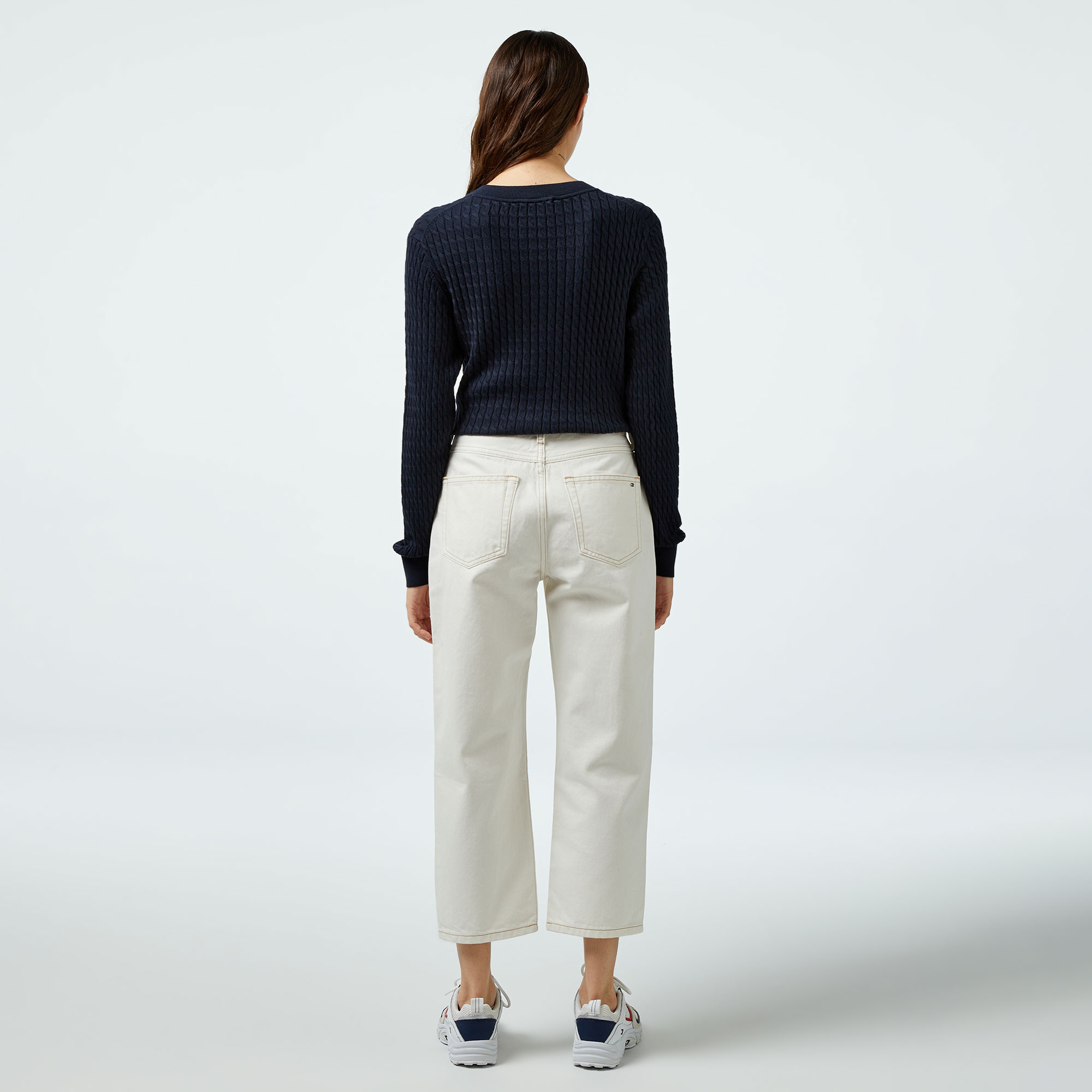 Tommy Hilfiger Classic Straight Kadın Krem Jean