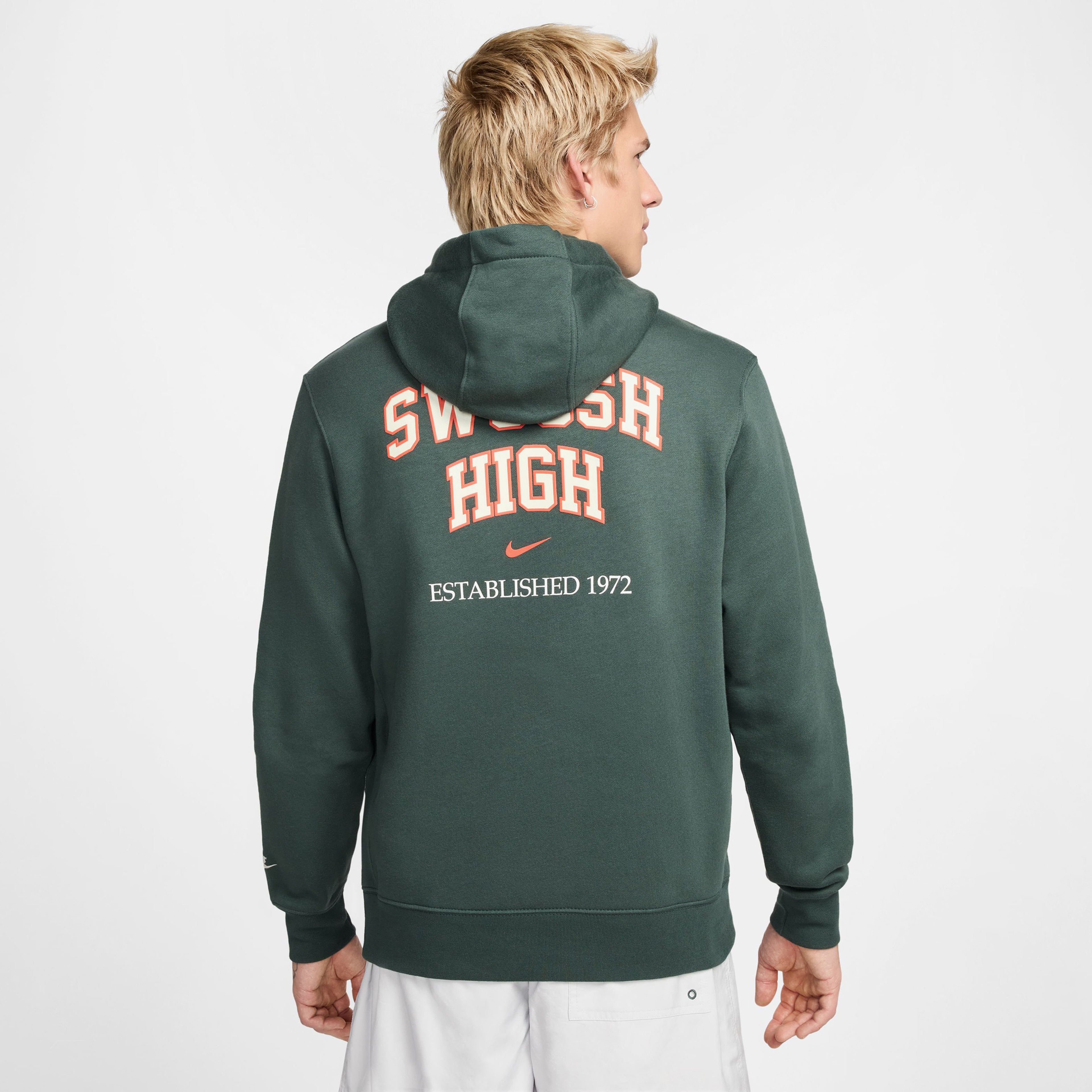 Nike Sportswear Club Erkek Yeşil Sweatshirt