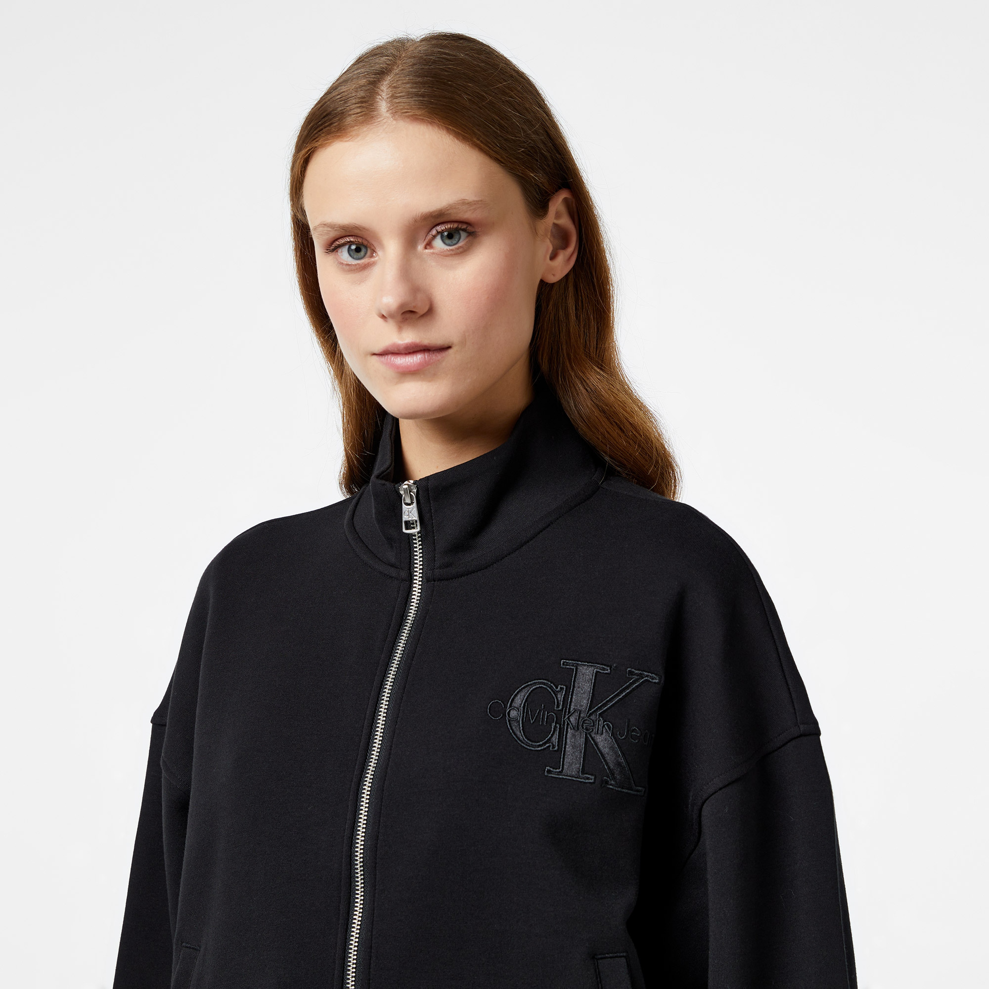Calvin Klein Jeans Kadın Siyah Sweatshirt