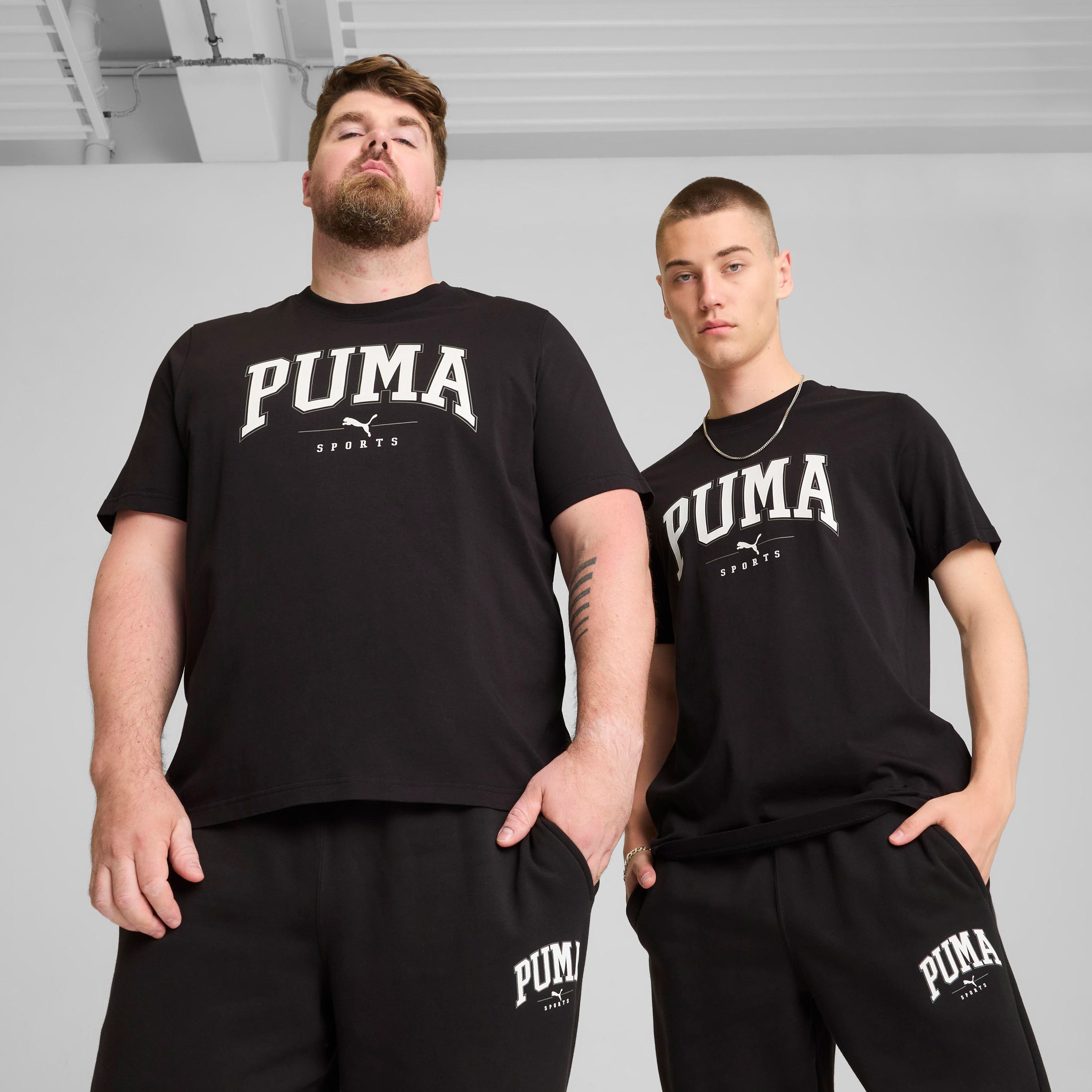 Puma Squad Erkek Siyah Günlük T-Shirt