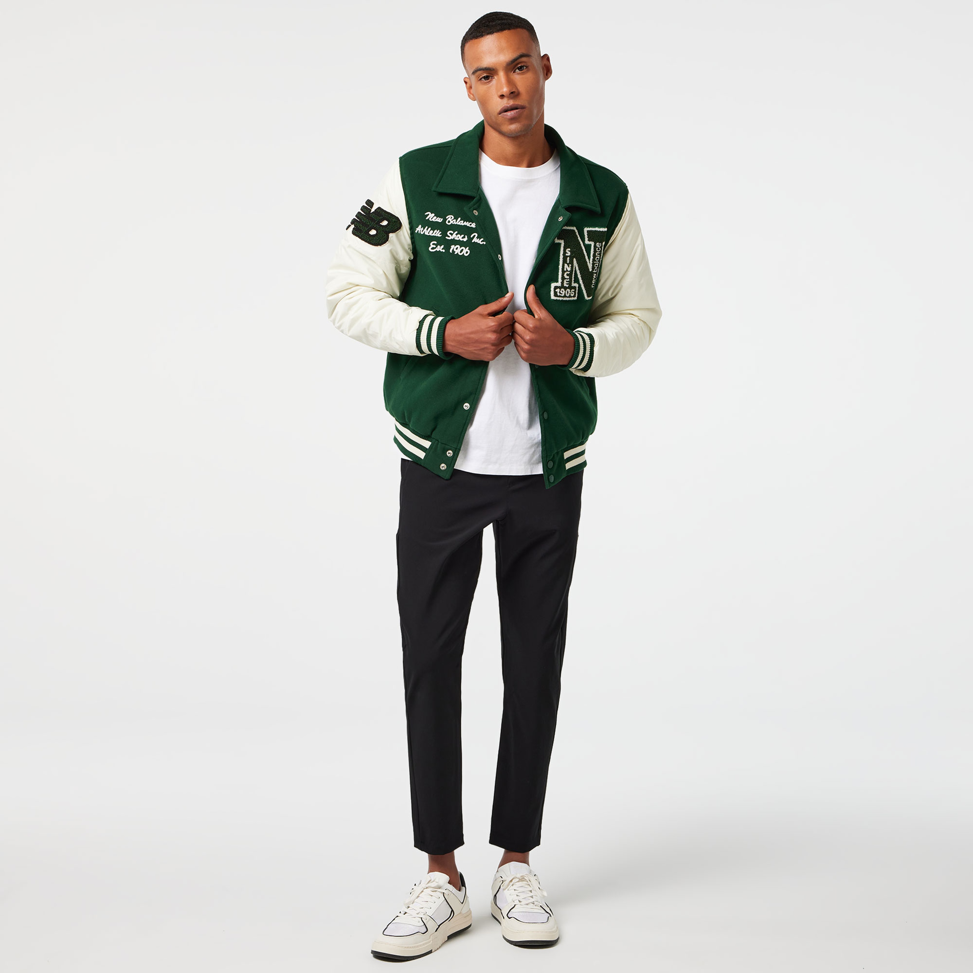 New Balance MNJ3391 Lifestyle Erkek Yeşil Ceket