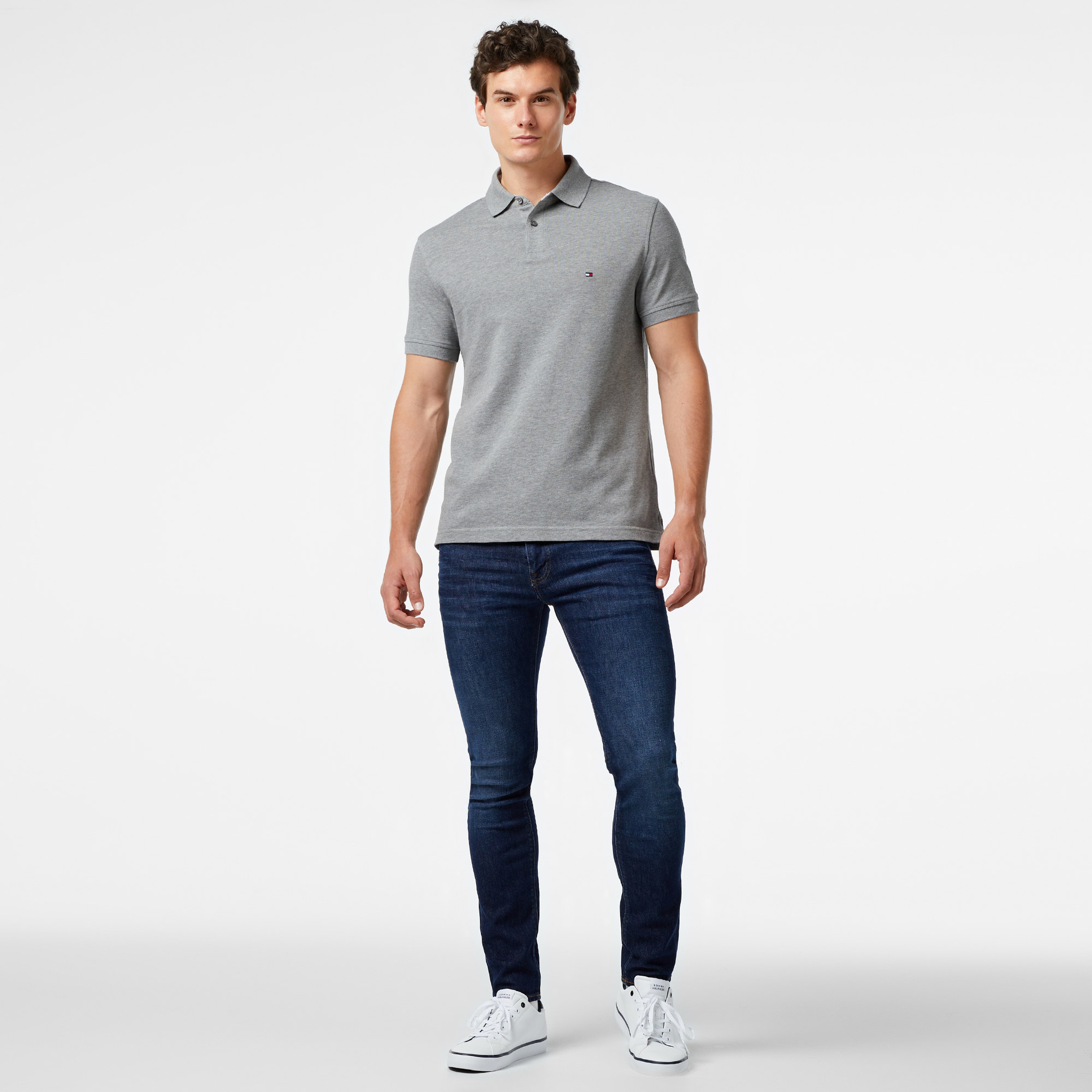 Tommy Hilfiger Slim Bleecker Benton Erkek Mavi Jean