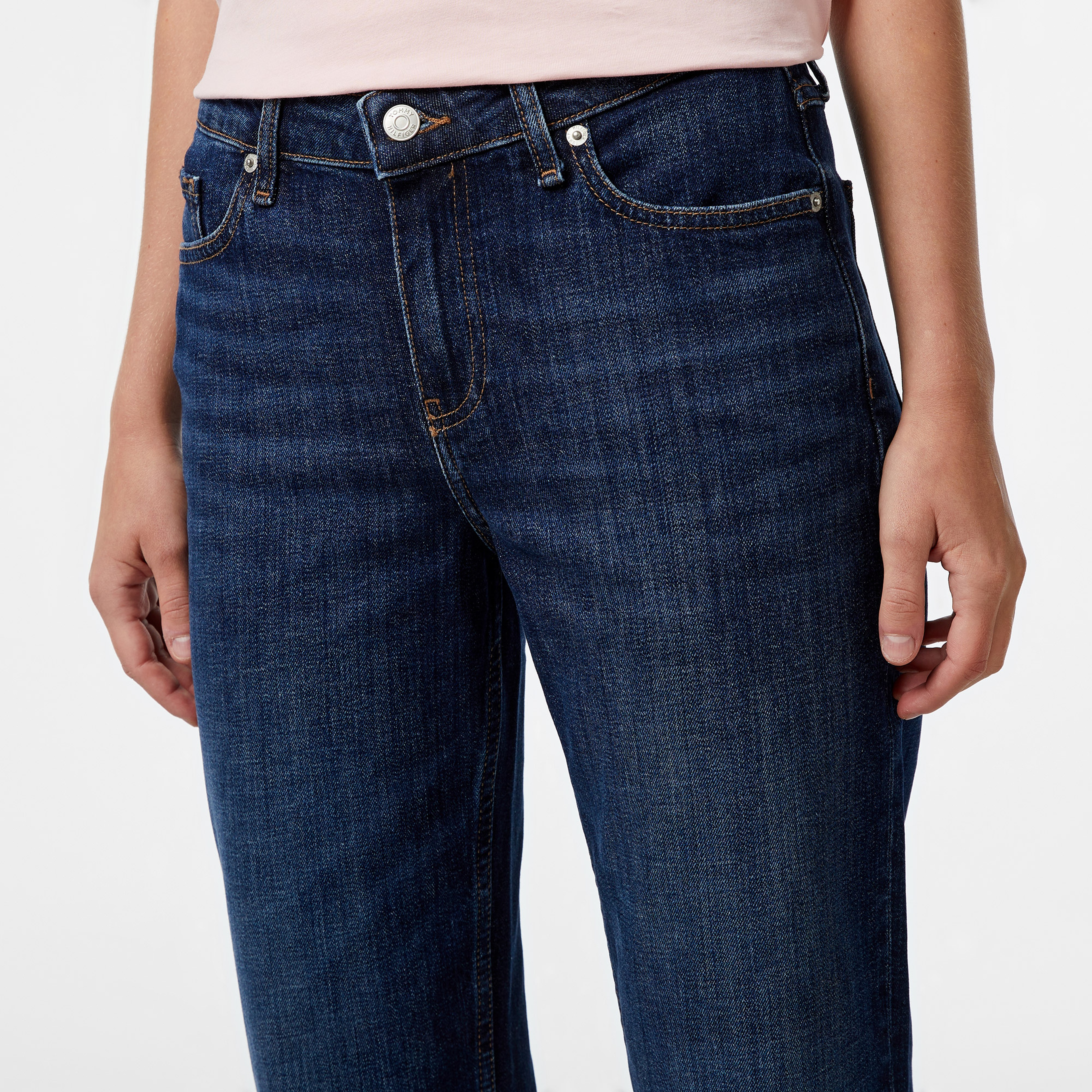 Tommy Hilfiger Classic Straight Kadın Lacivert Jean