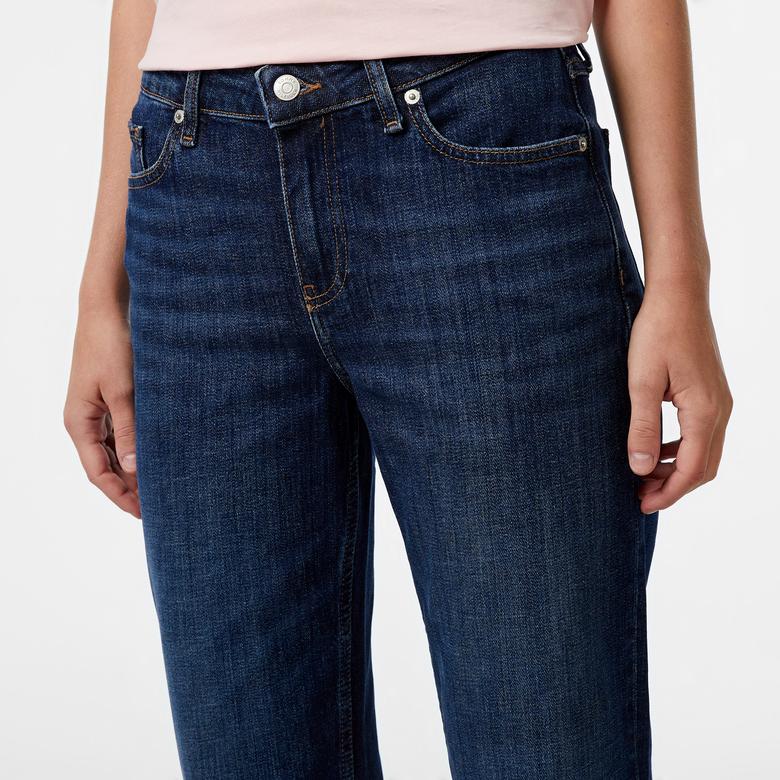 Tommy Hilfiger Classic Straight Kadın Lacivert Jean