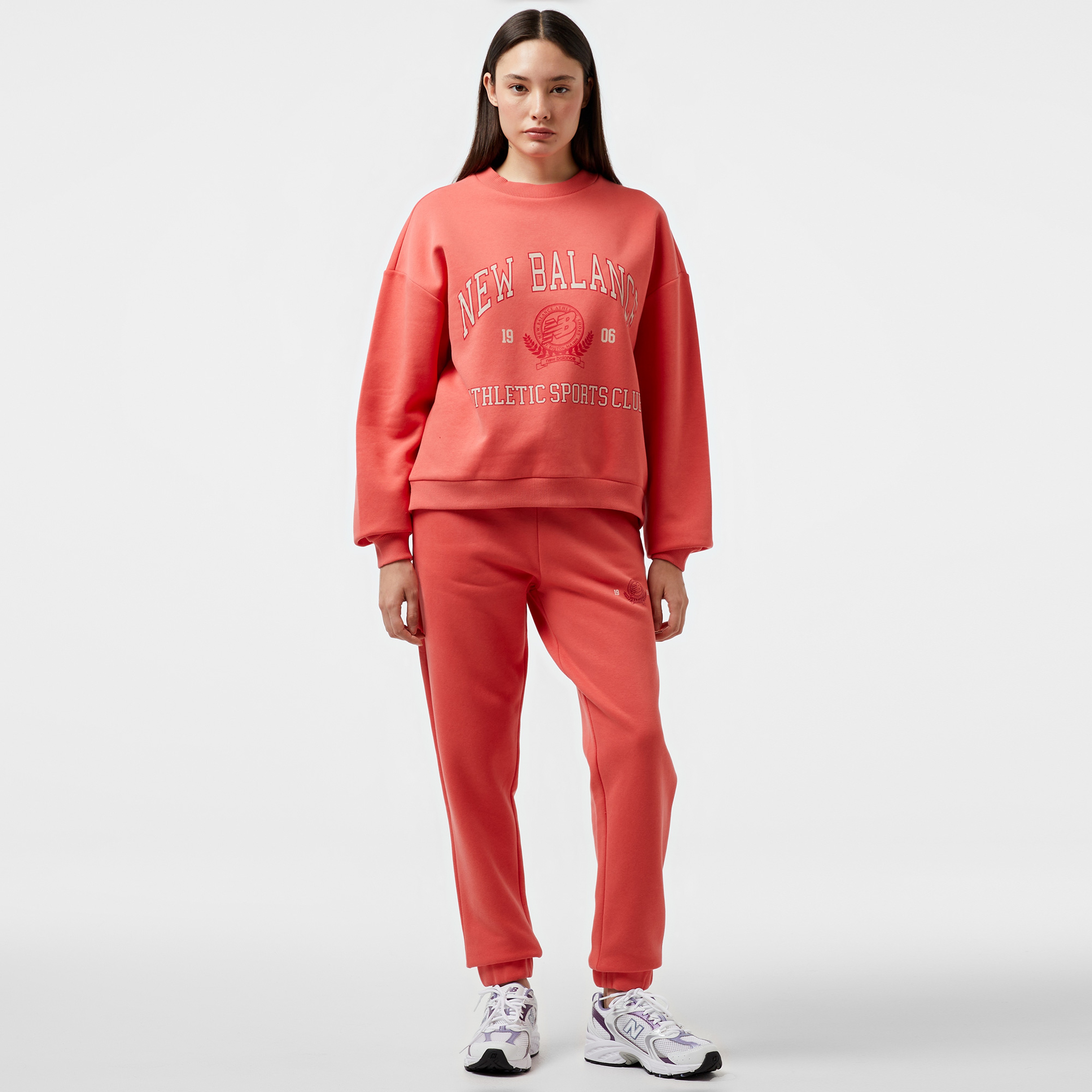 New Balance WNP3404 Lifestyle Kadın Bordo Eşofman Altı