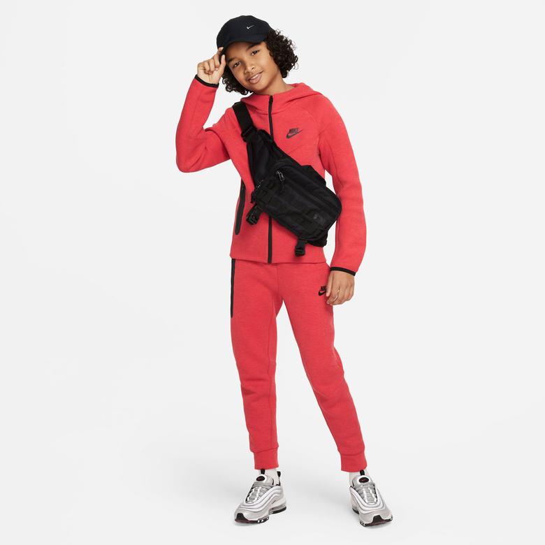 Nike Sportswear Tech Fleece Çocuk Kırmızı Eşofman Altı