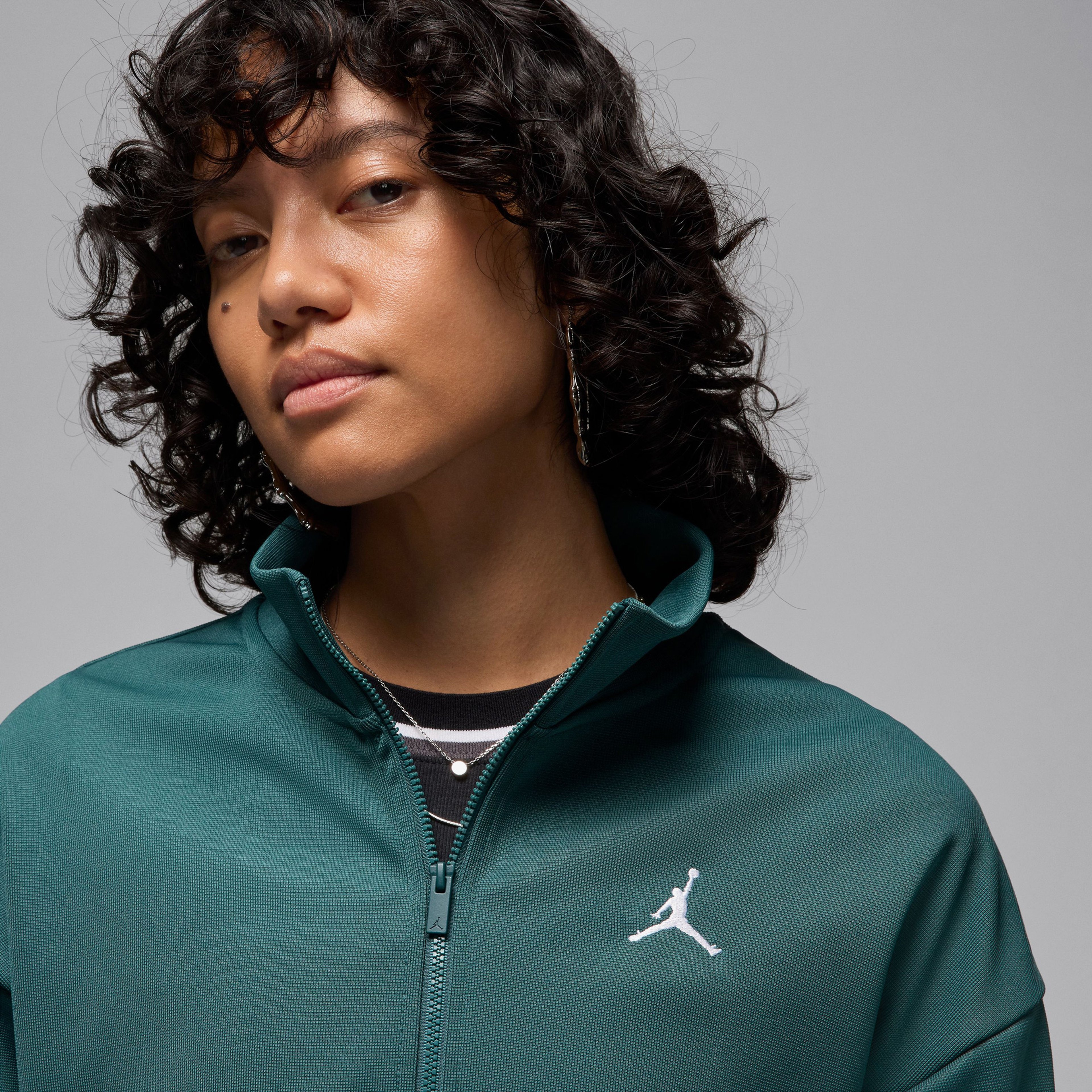Jordan Knit Core Kadın Yeşil Ceket