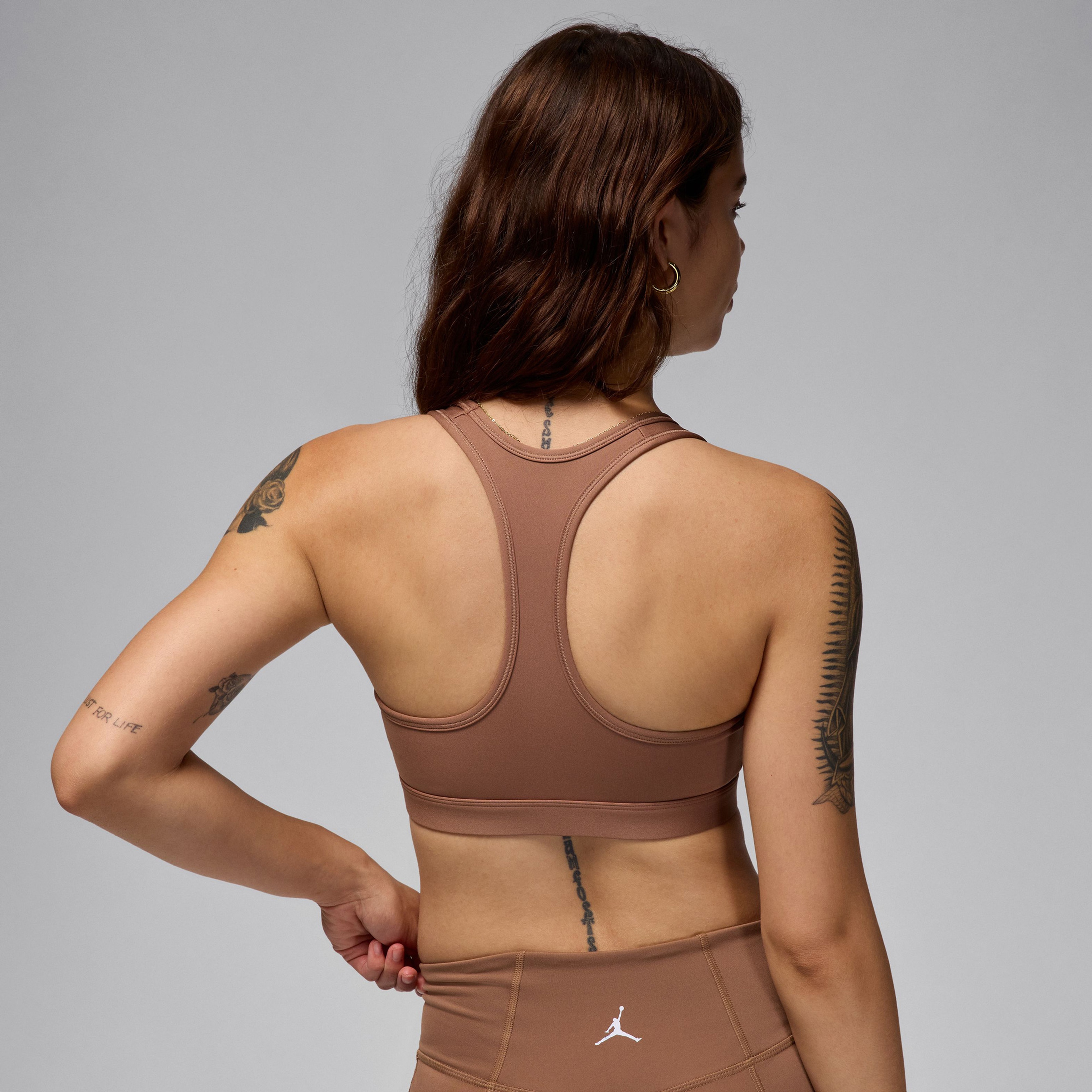Jordan Sport Jumpman Kadın Kahverengi Bra