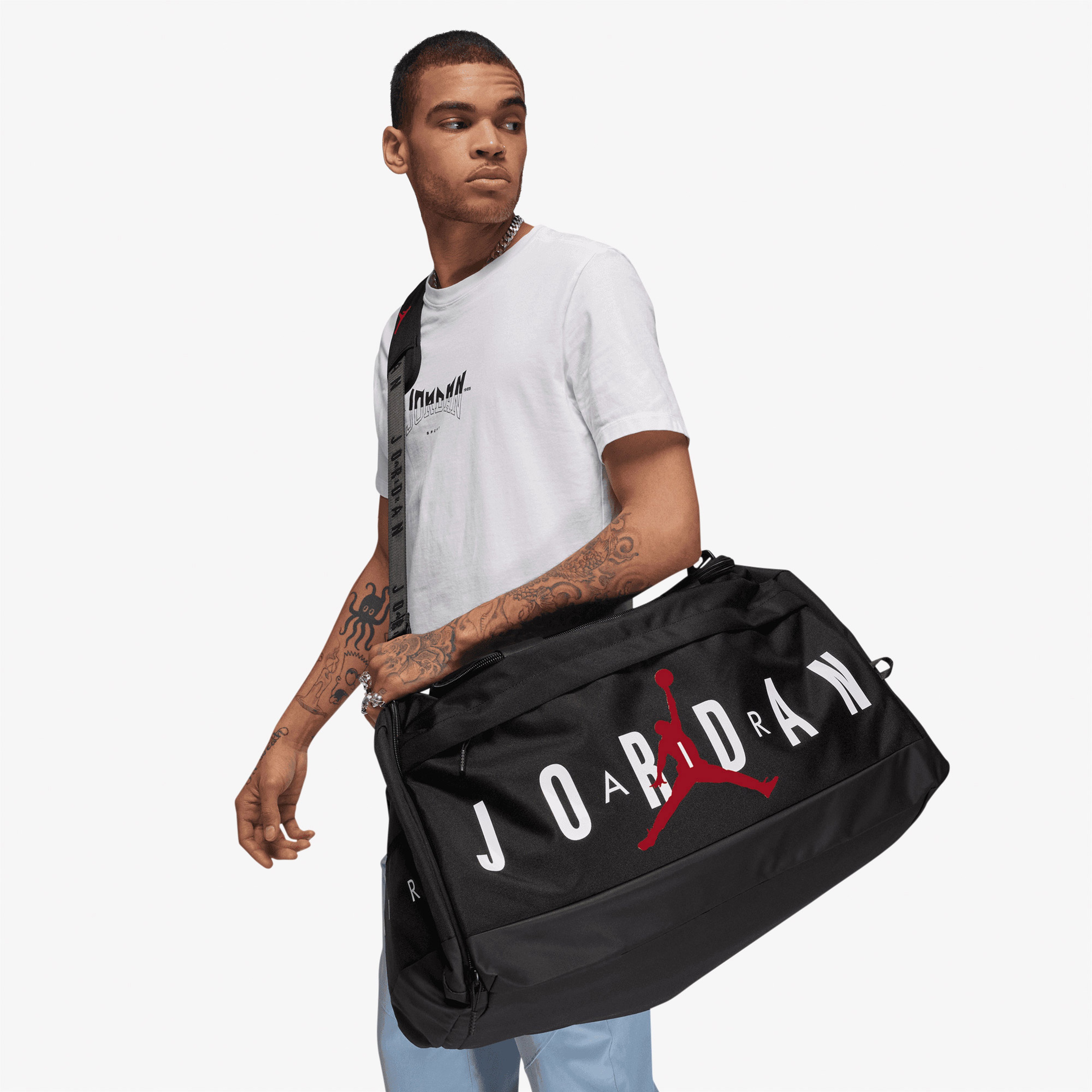 Jordan Jam Velocity Duffle Unisex Siyah Spor Çantası