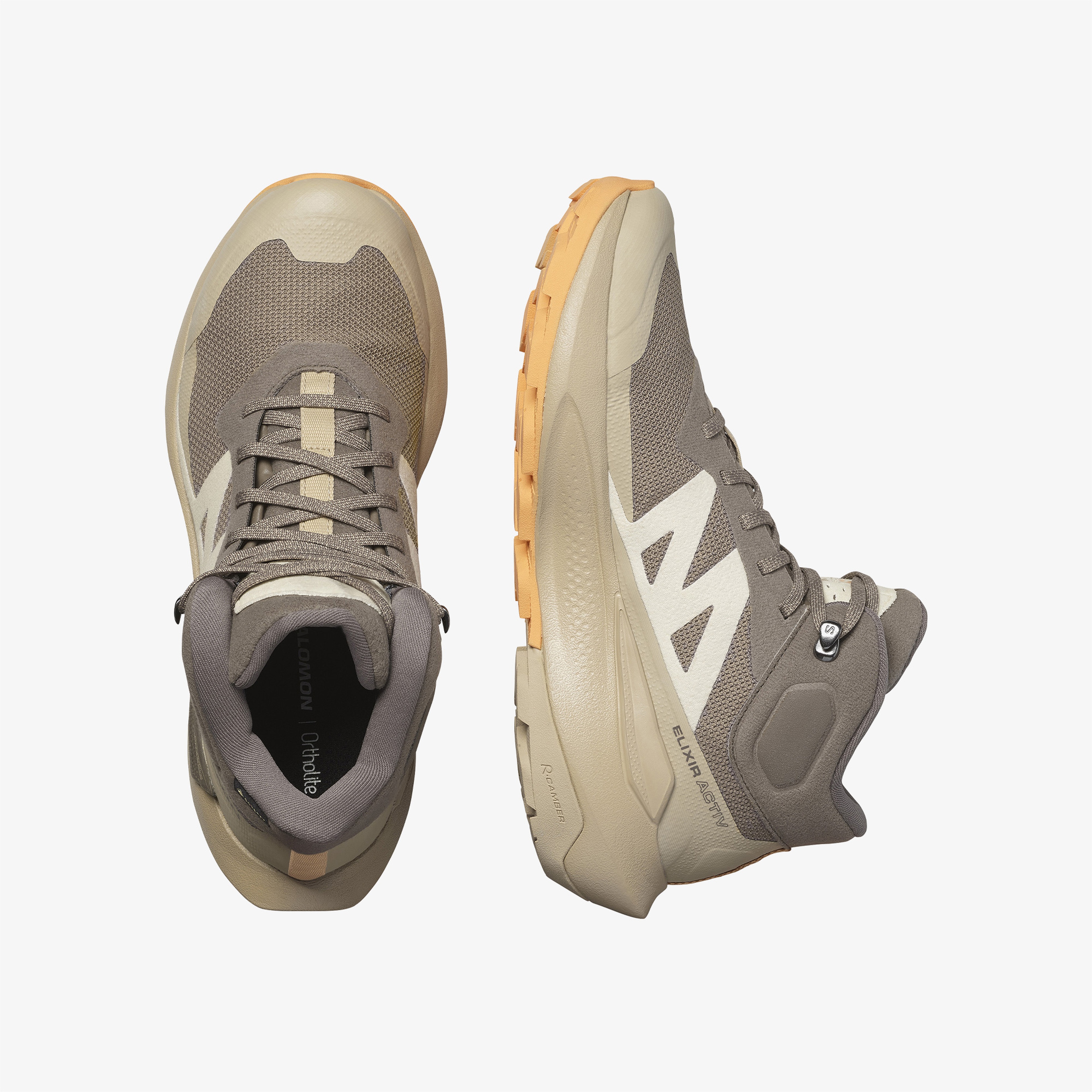 Salomon Elixir Activ Mid Gore-Tex Kadın Kahverengi Bot