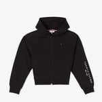 Tommy Hilfiger Essential Embroidered Zip Thru Çocuk Siyah Sweatshirt