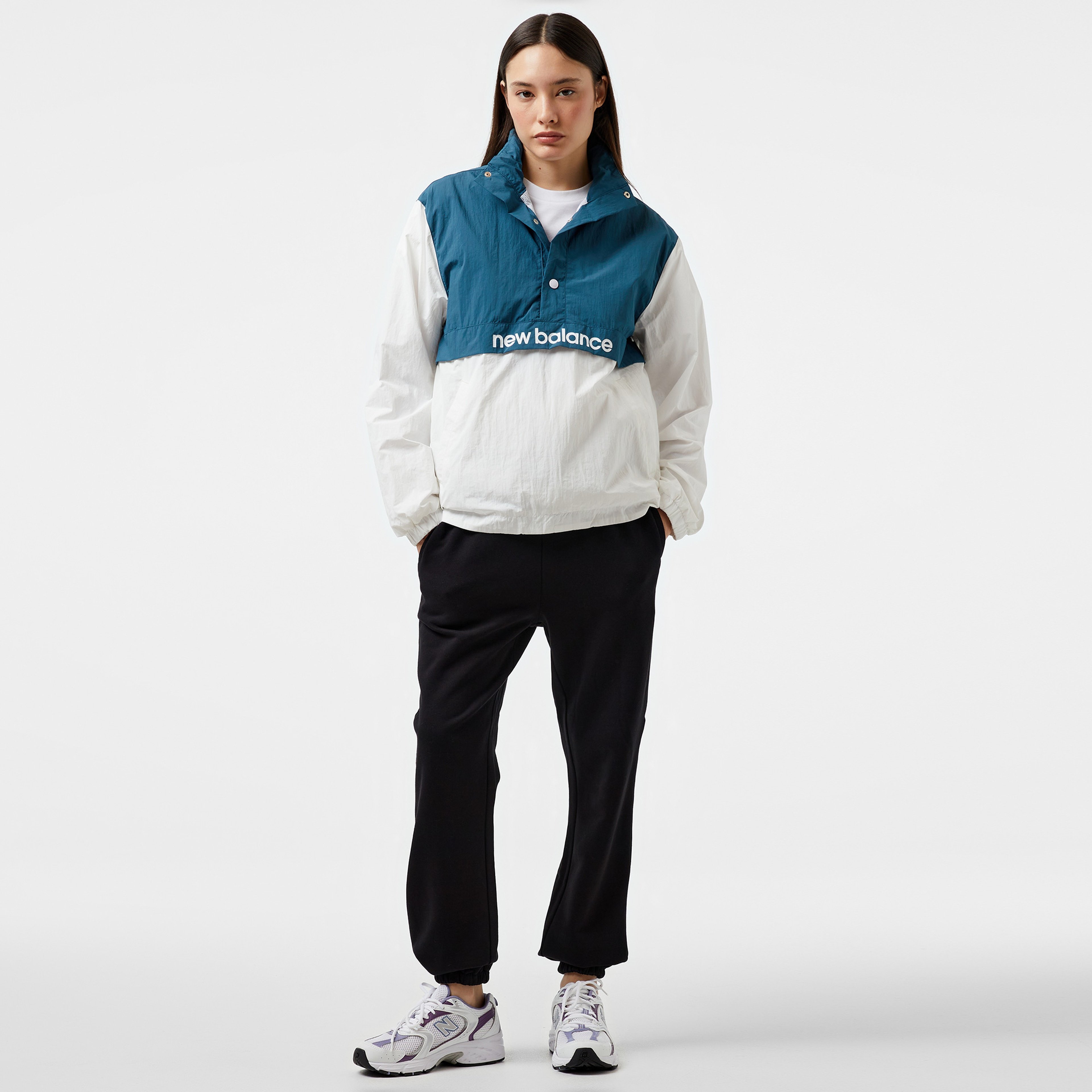 New Balance UNJ3429 Lifestyle Unisex Beyaz Ceket