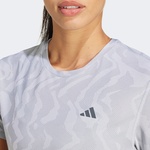 adidas Ultimate HEAT.RDY Engineered Kadın Gri Koşu T-Shirt