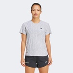 adidas Ultimate HEAT.RDY Engineered Kadın Gri Koşu T-Shirt