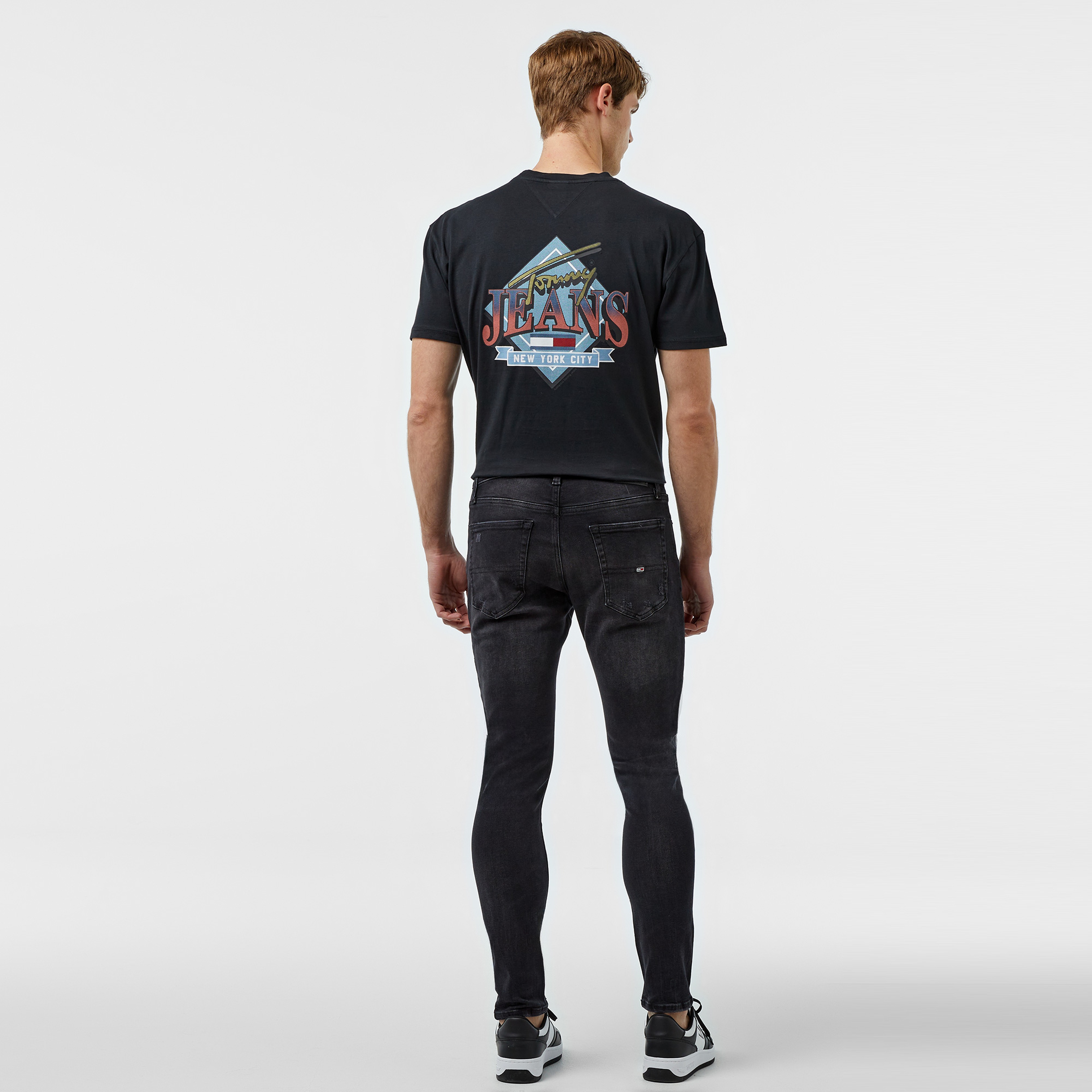 Tommy Hilfiger Jeans Austin Slim Tprd Dh3384 Erkek Siyah Jean