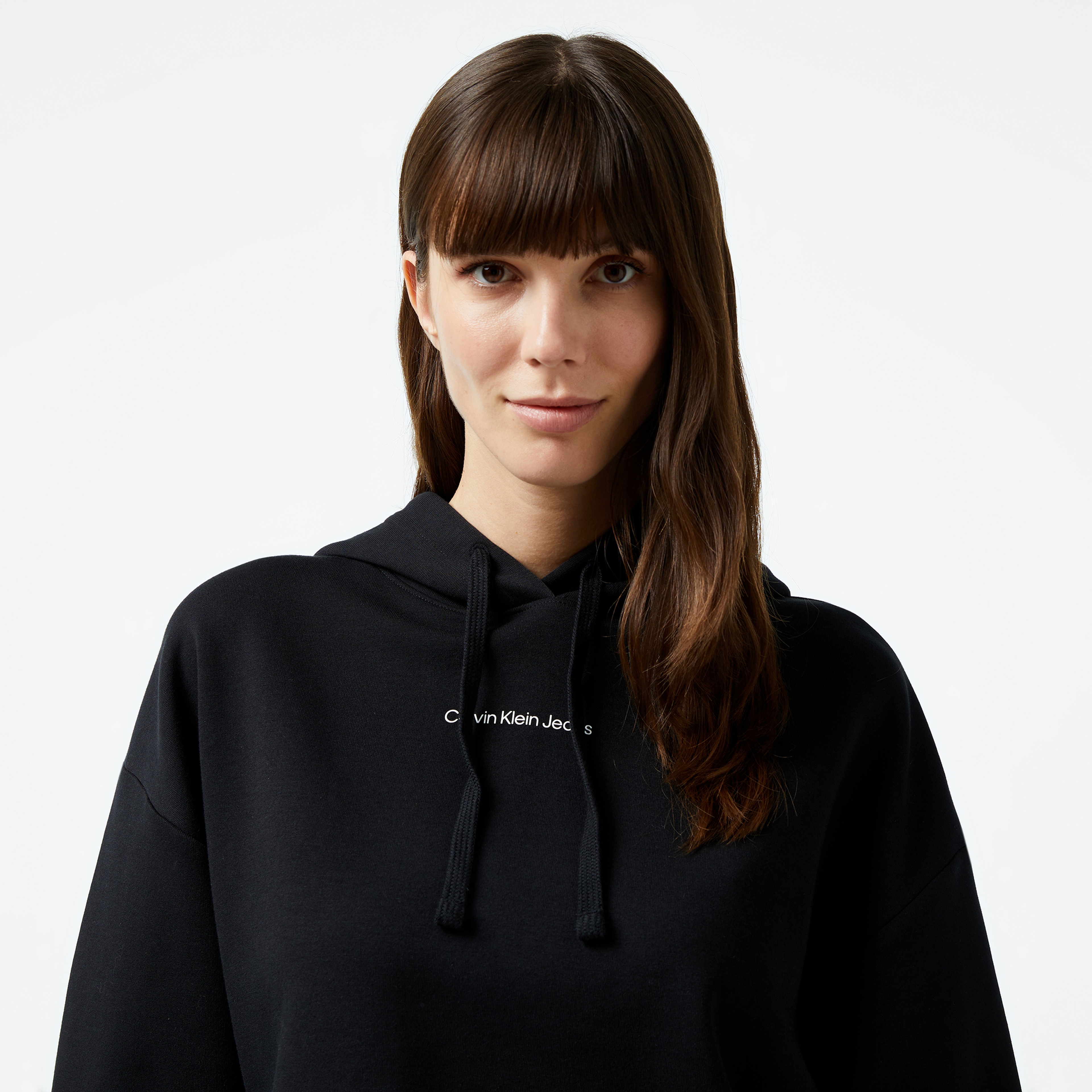Calvin Klein Jeans Photoprint Kadın Siyah Hoodie