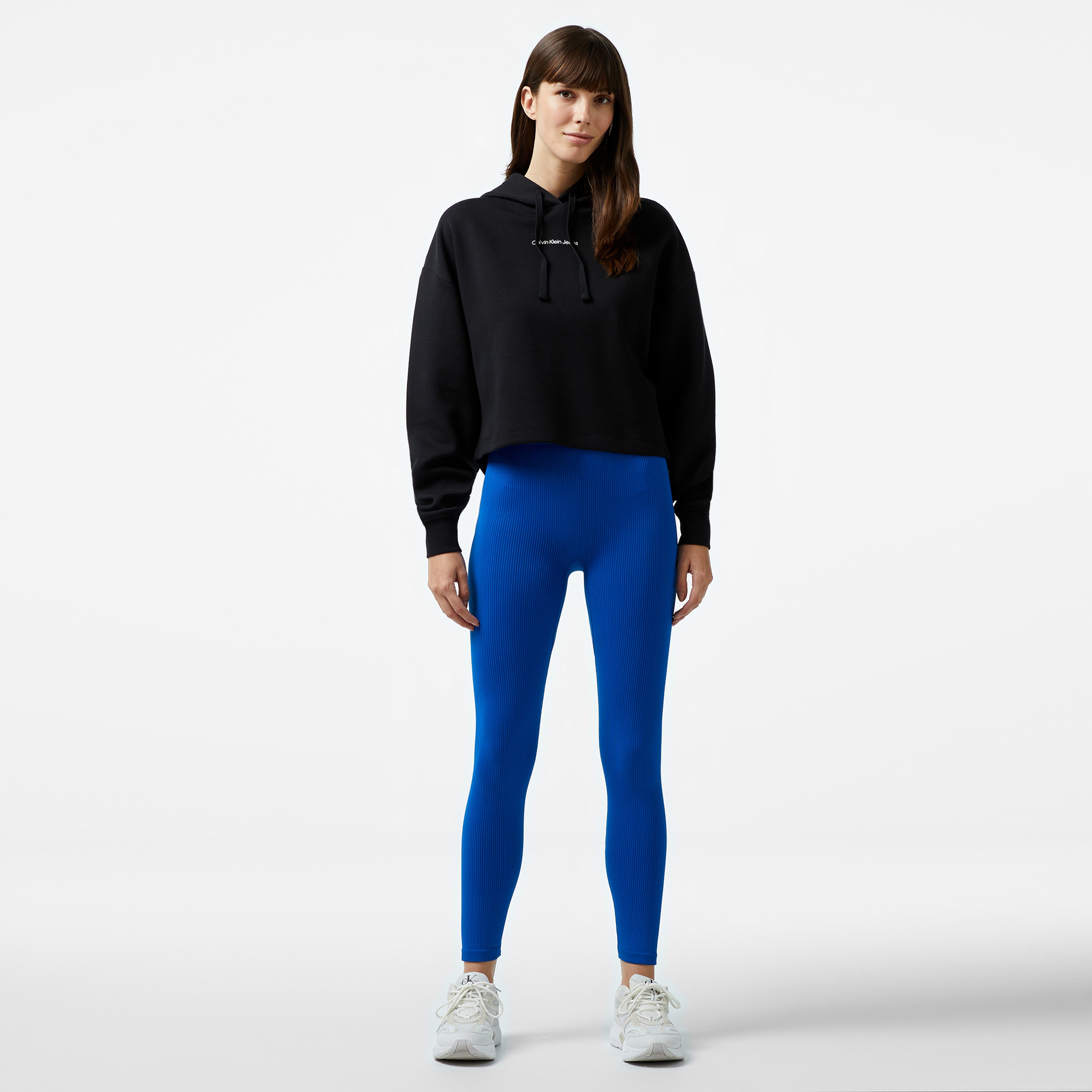 Calvin Klein Jeans Photoprint Kadın Siyah Hoodie