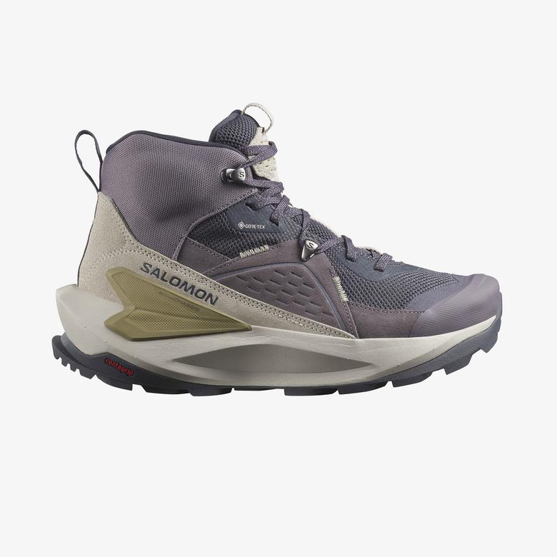 Salomon Elixir Mid Gore-Tex Kadın Mor Bot