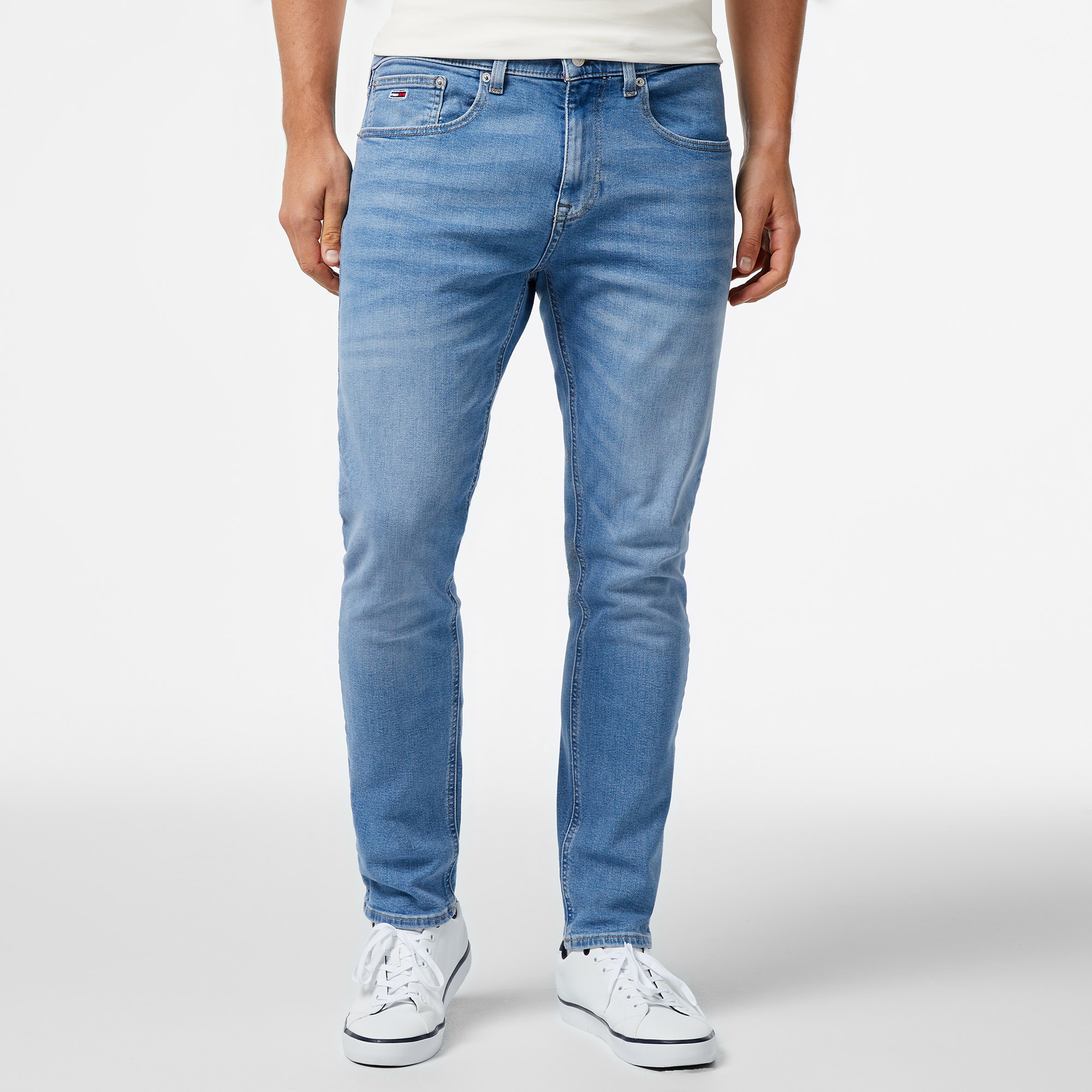 Tommy Hilfiger Jeans Austin Slim Erkek Mavi Jean