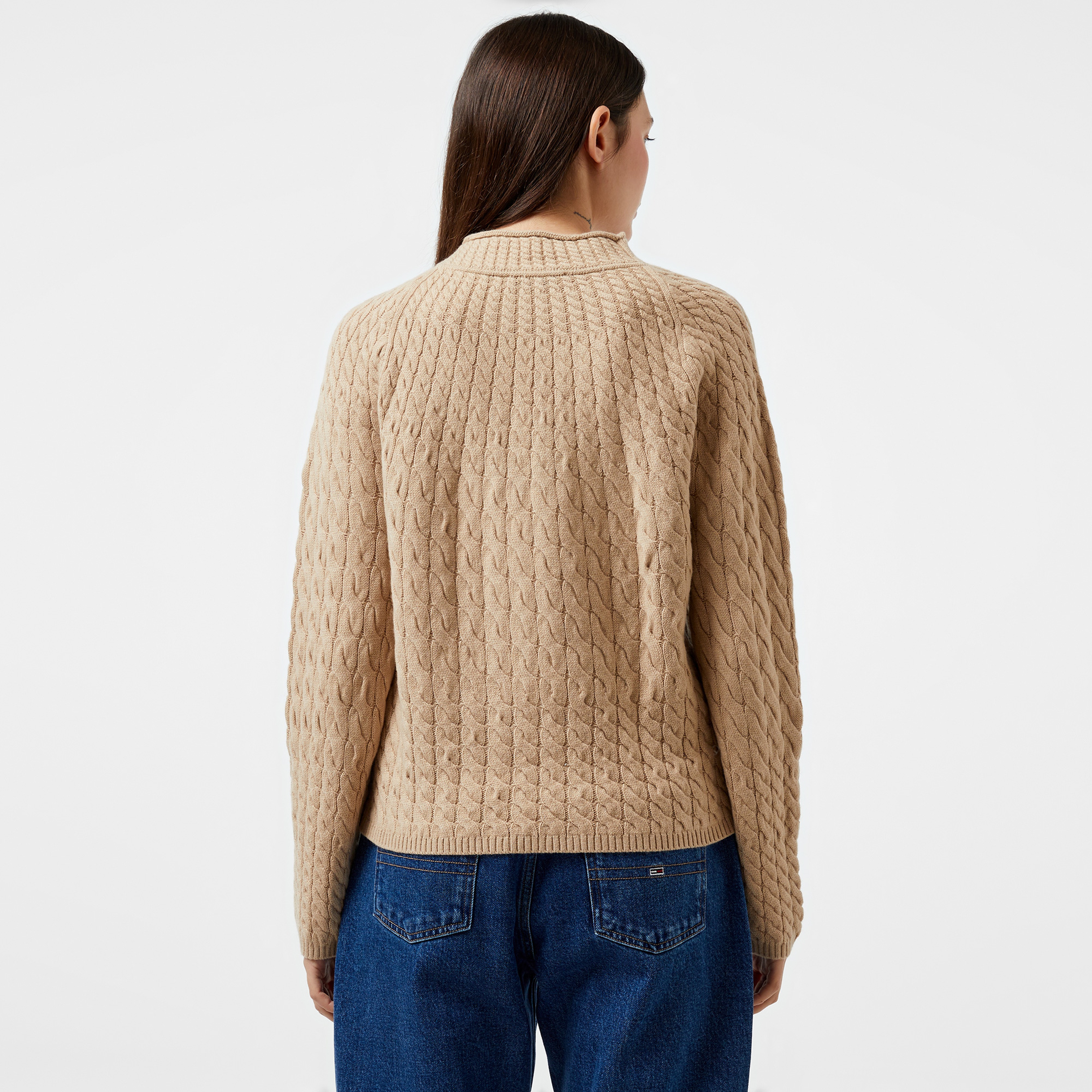 Tommy Hilfiger Kadın Bej Triko