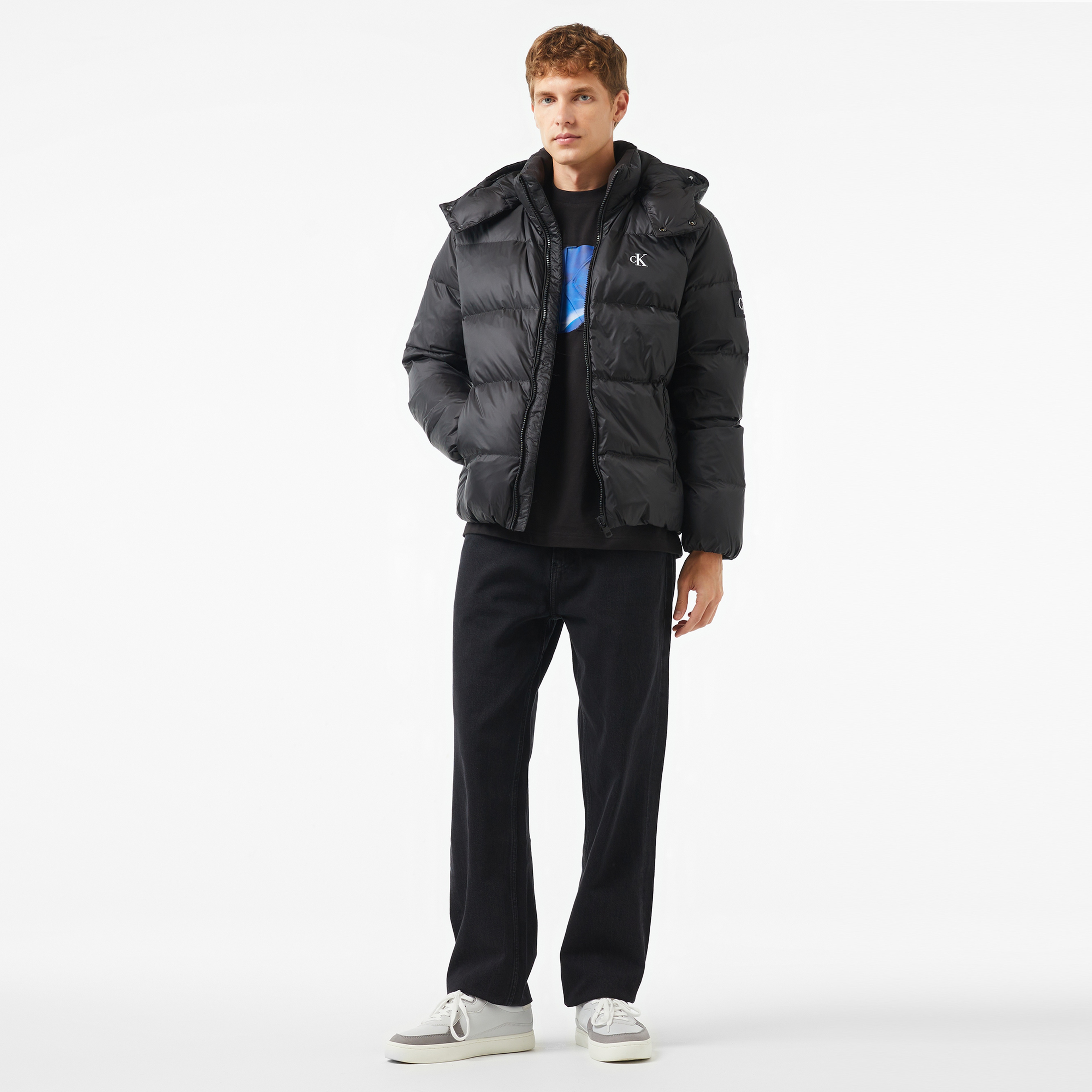 Calvin Klein Jeans Erkek Siyah Mont
