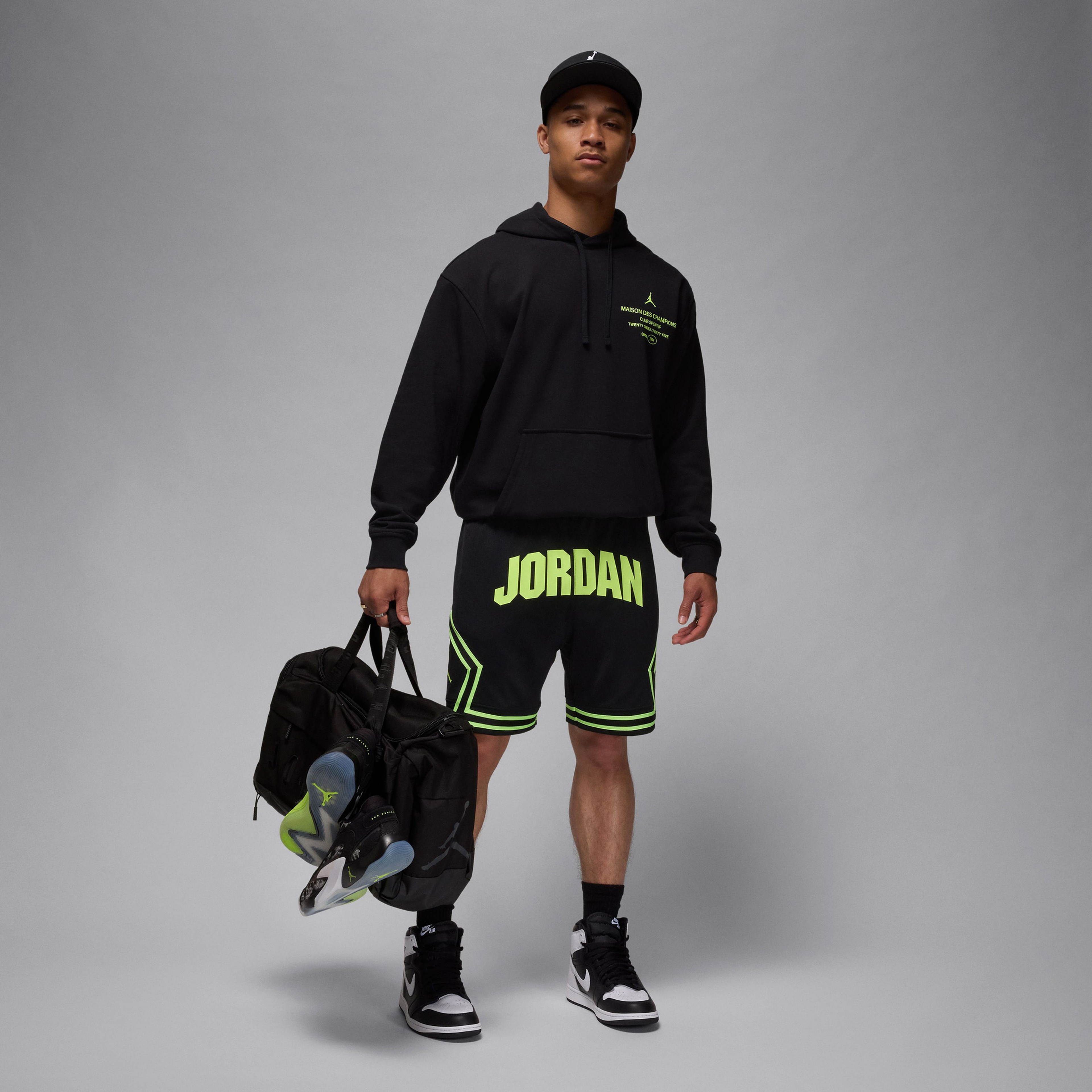 Jordan Sport Crossover Fleece Erkek Siyah Sweatshirt