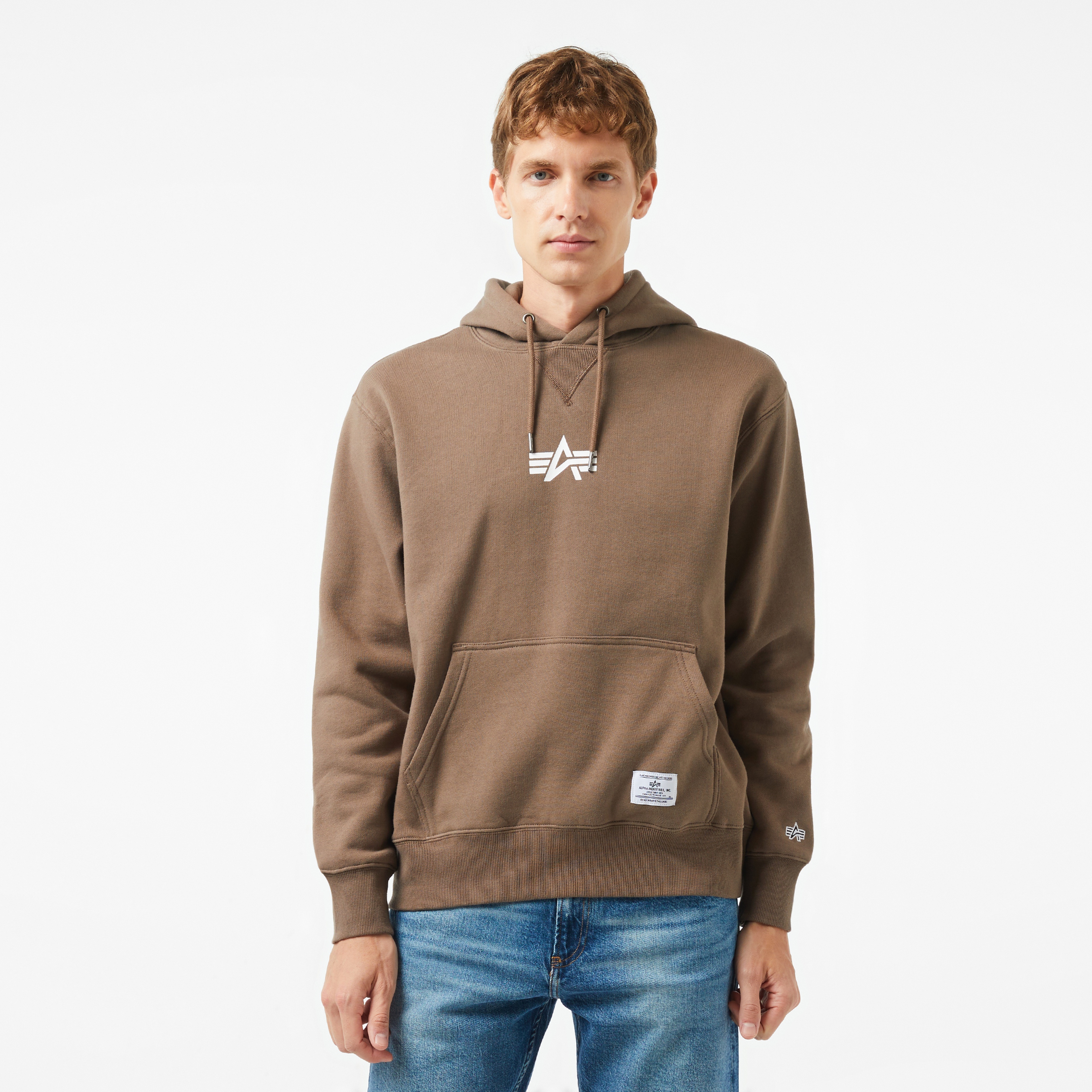 Alpha Industries Born Of Purpose Unisex Kahverengi Sweatshirt