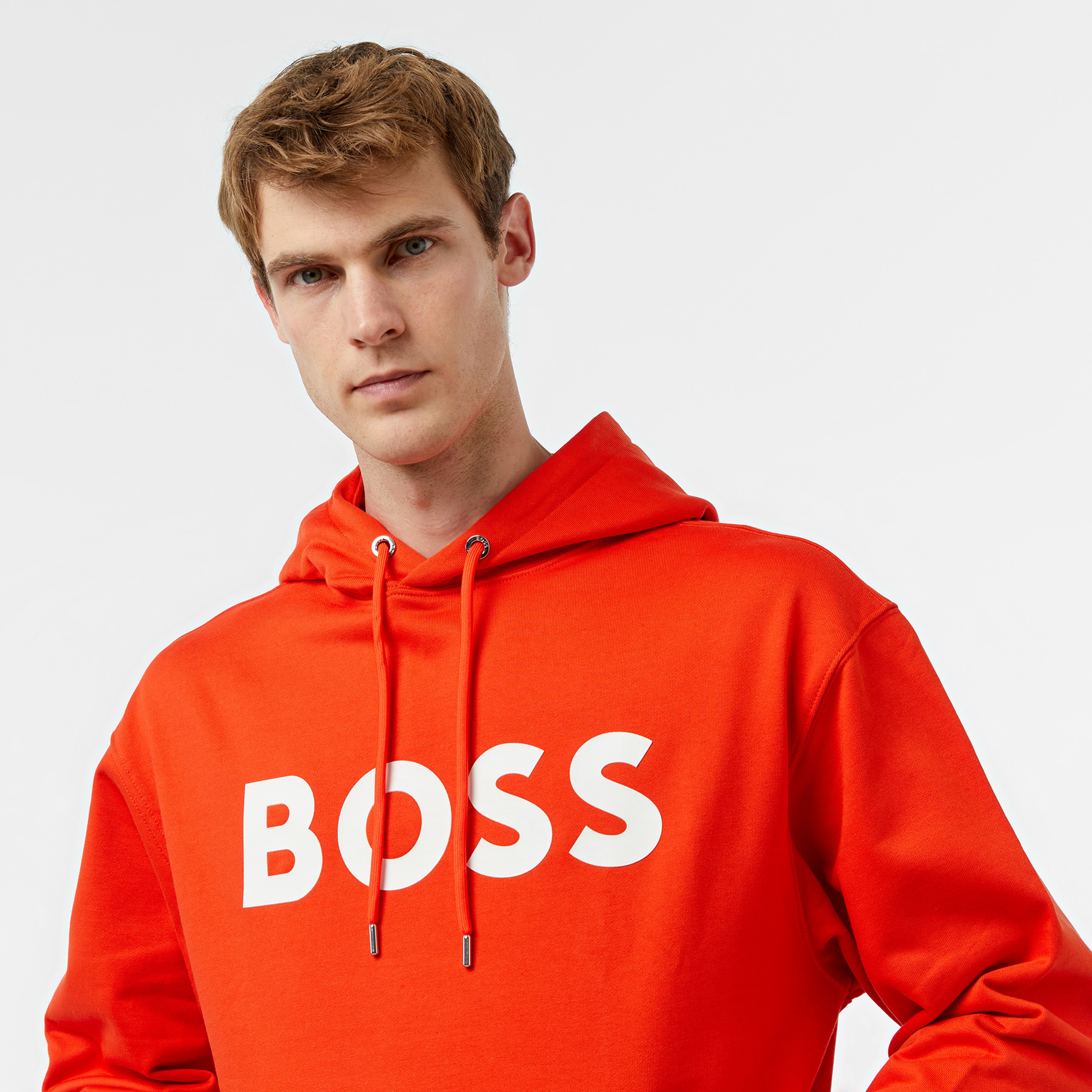 Boss Sullivan 16 Erkek Turuncu Sweatshirt
