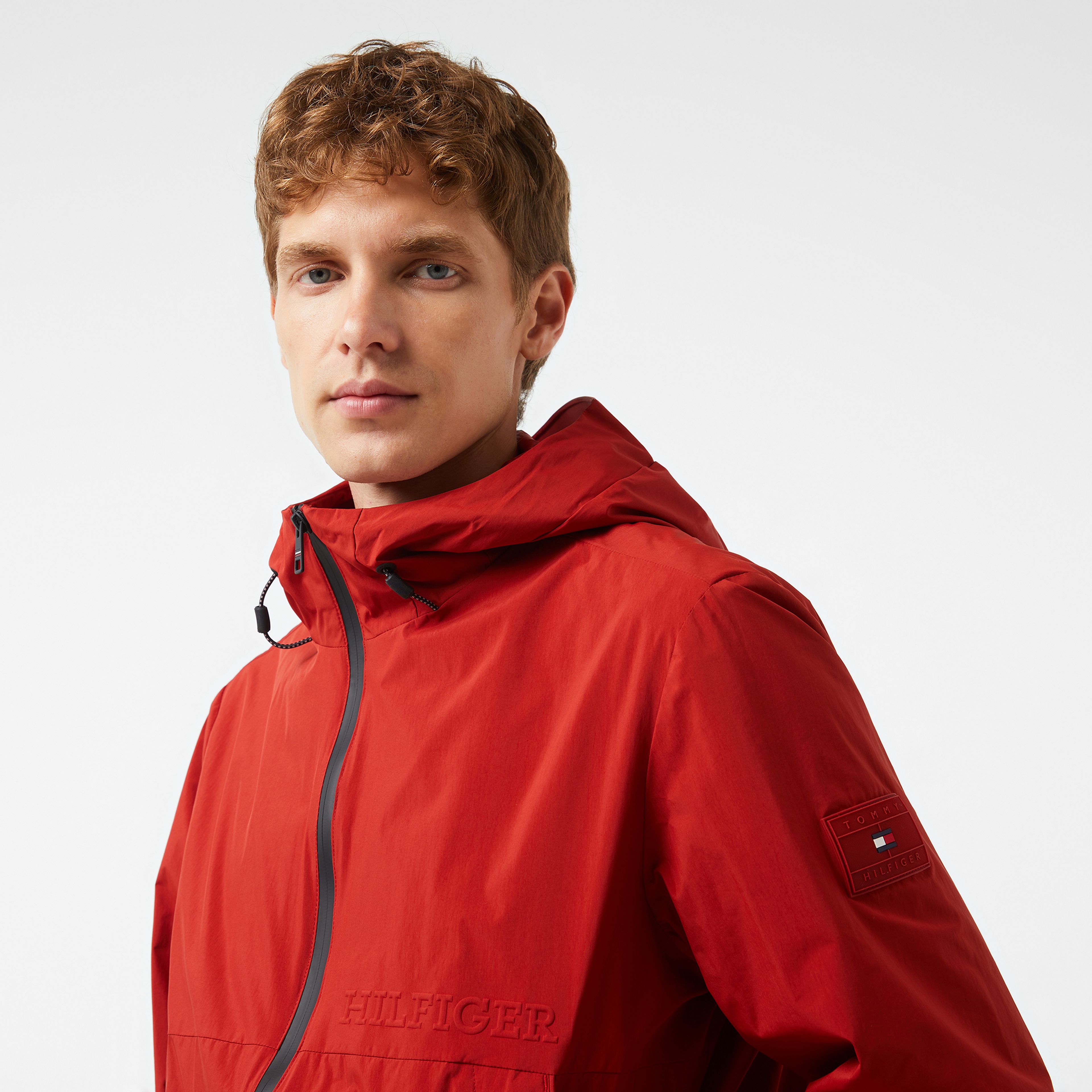 Tommy Hilfiger Erkek Kırmızı Mont