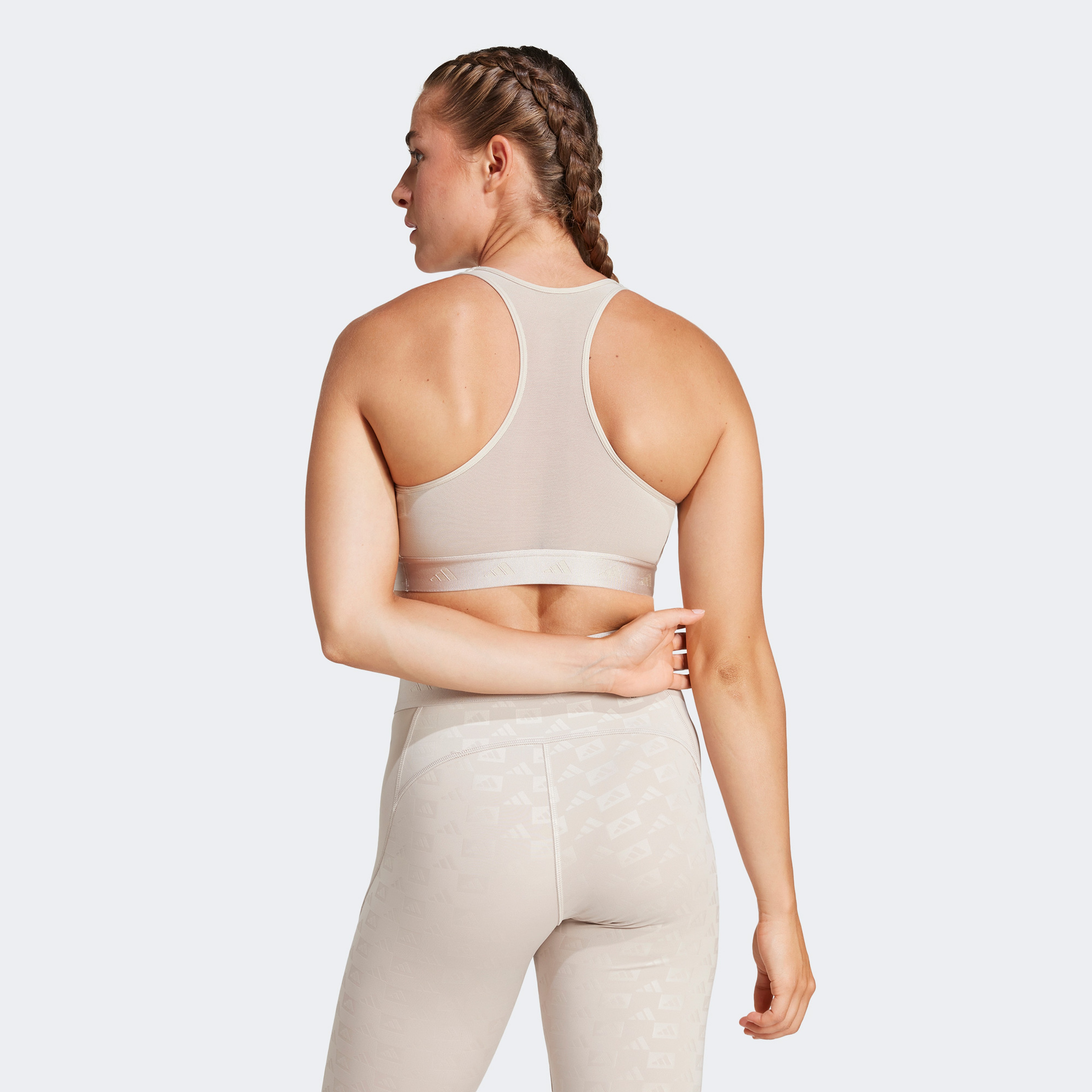 adidas Pwrs Hyglm Q4 Kadın Bej Bra