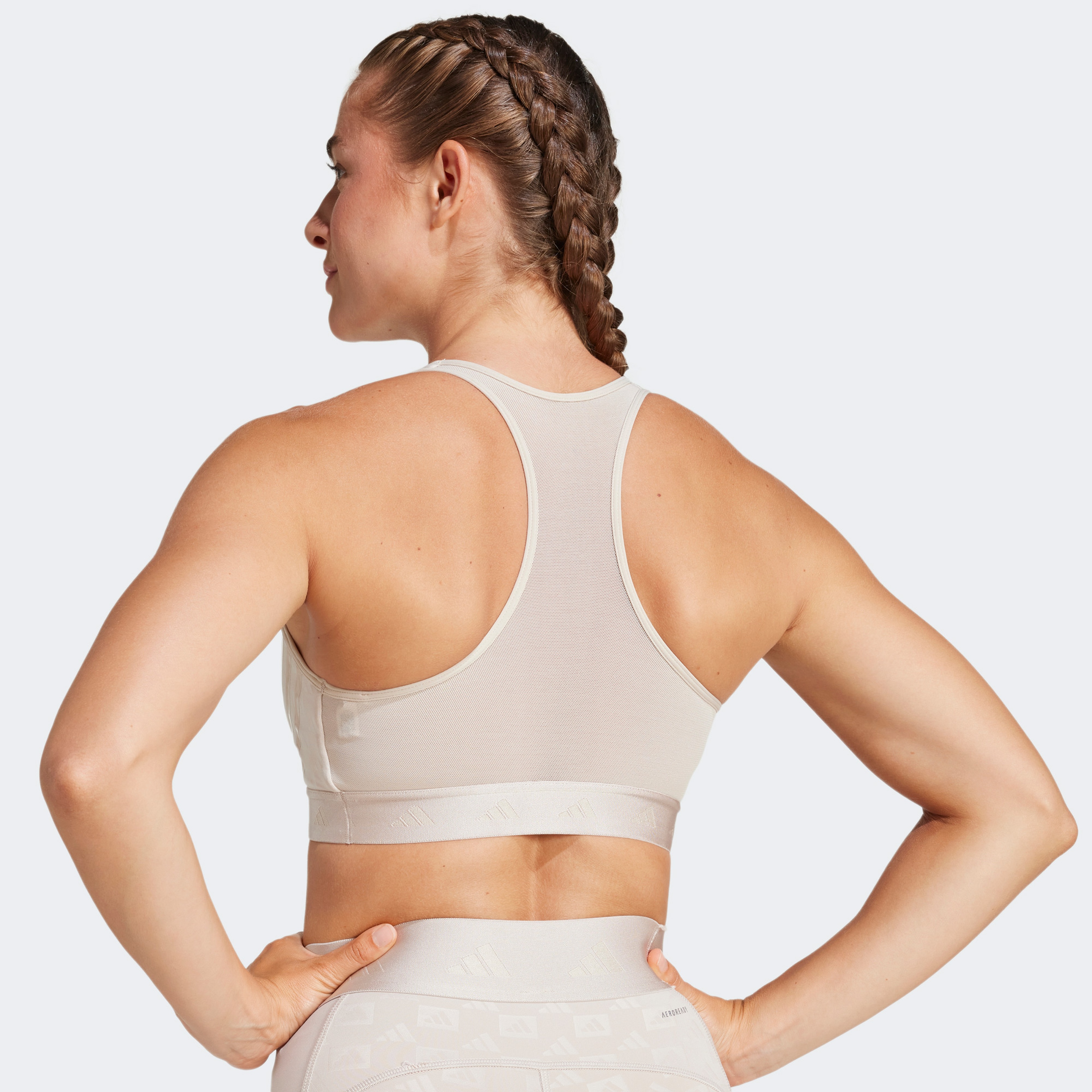 adidas Pwrs Hyglm Q4 Kadın Bej Bra