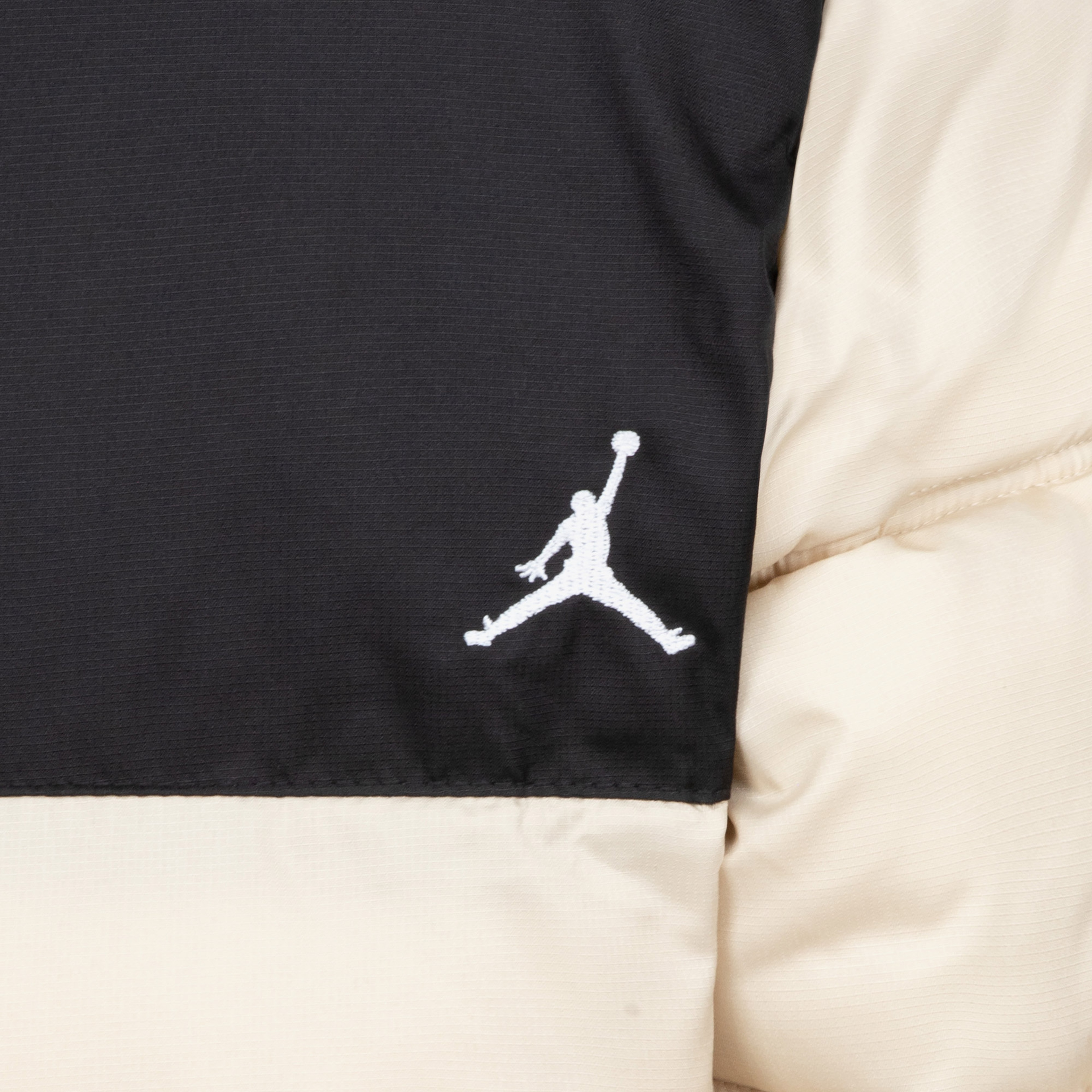 Jordan Jdb Faux Down Çocuk Bej/Siyah Kapüşonlu Mont