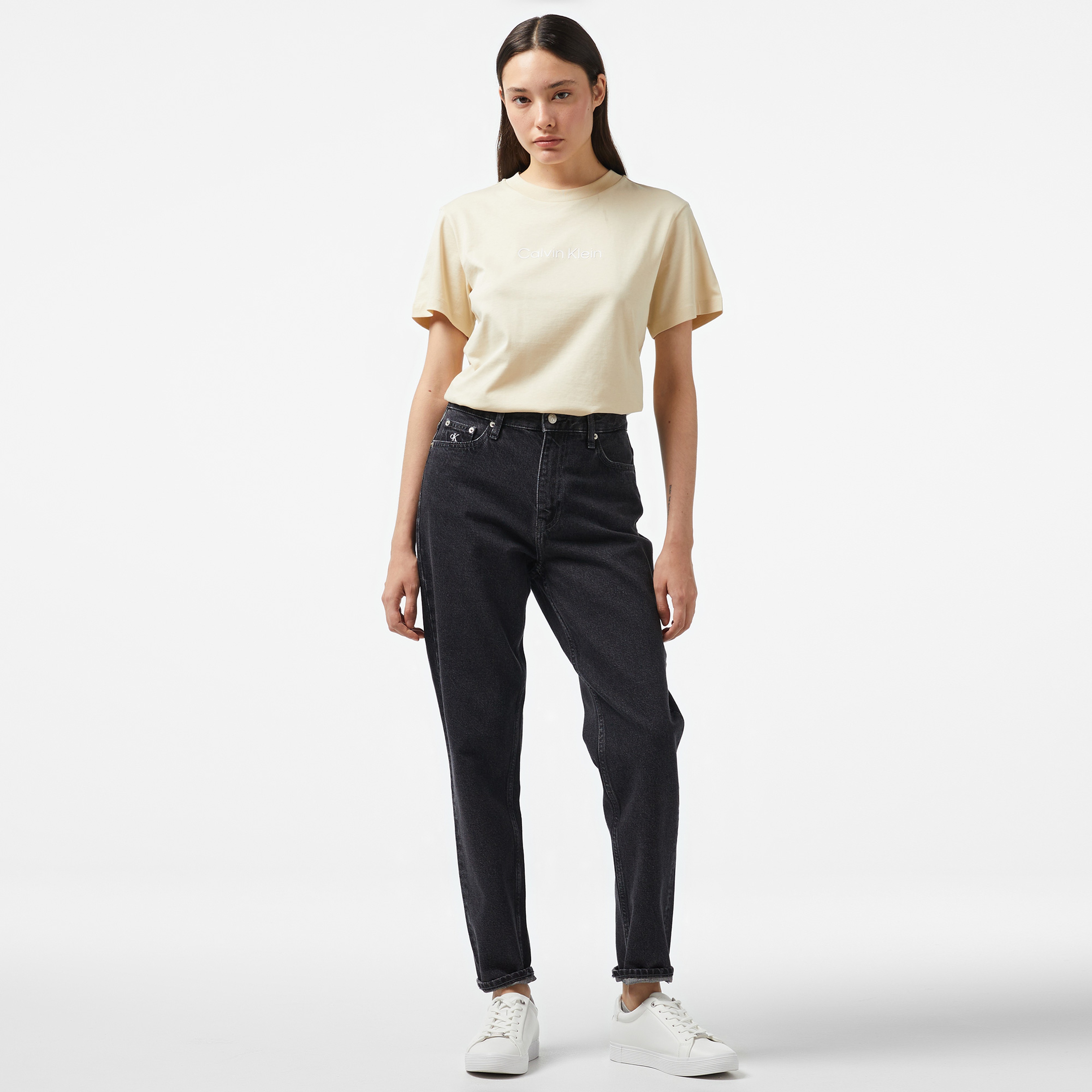 Calvin Klein Jeans Kadın Mavi Pantolon
