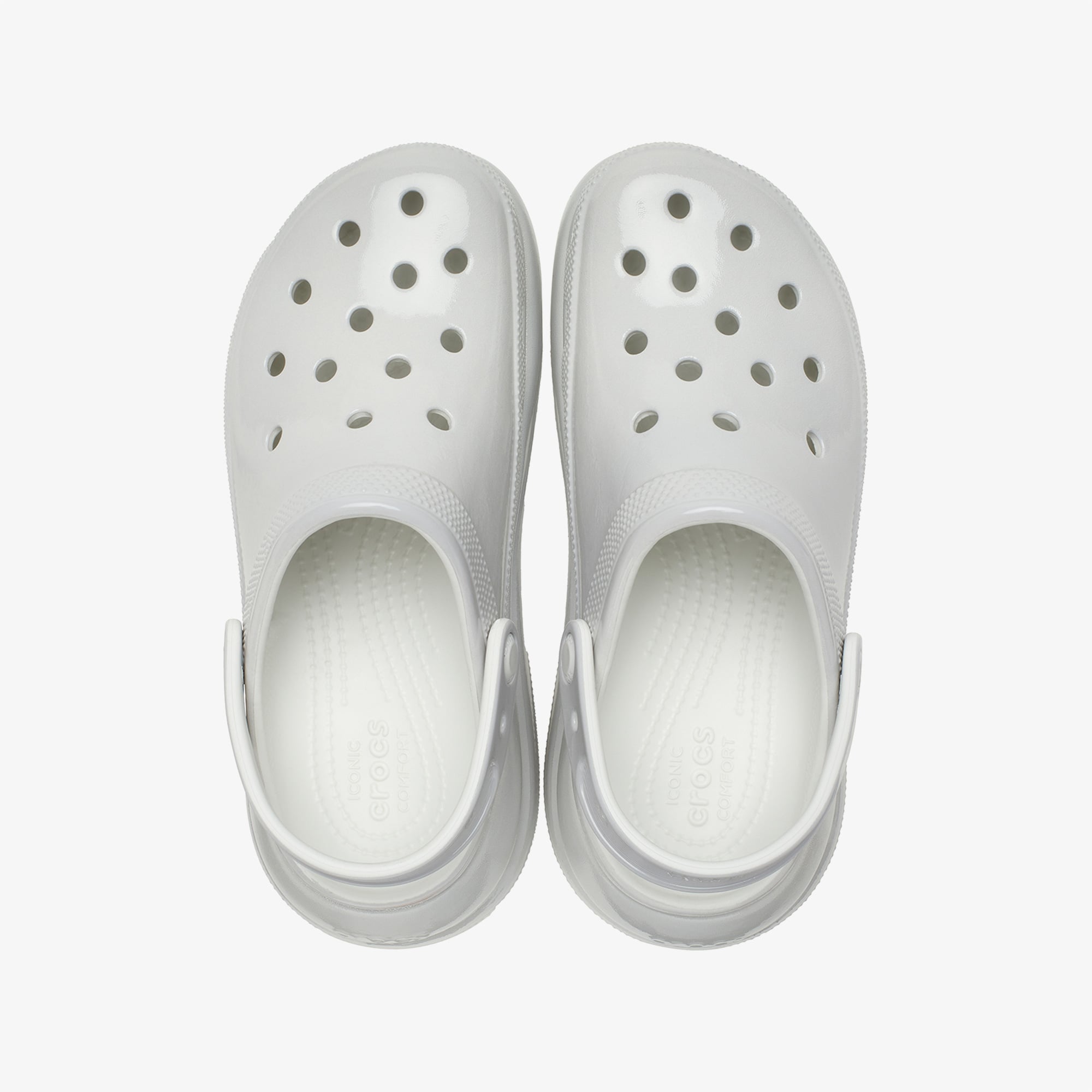 Crocs Crush High Shine Clog Unisex Gri Terlik