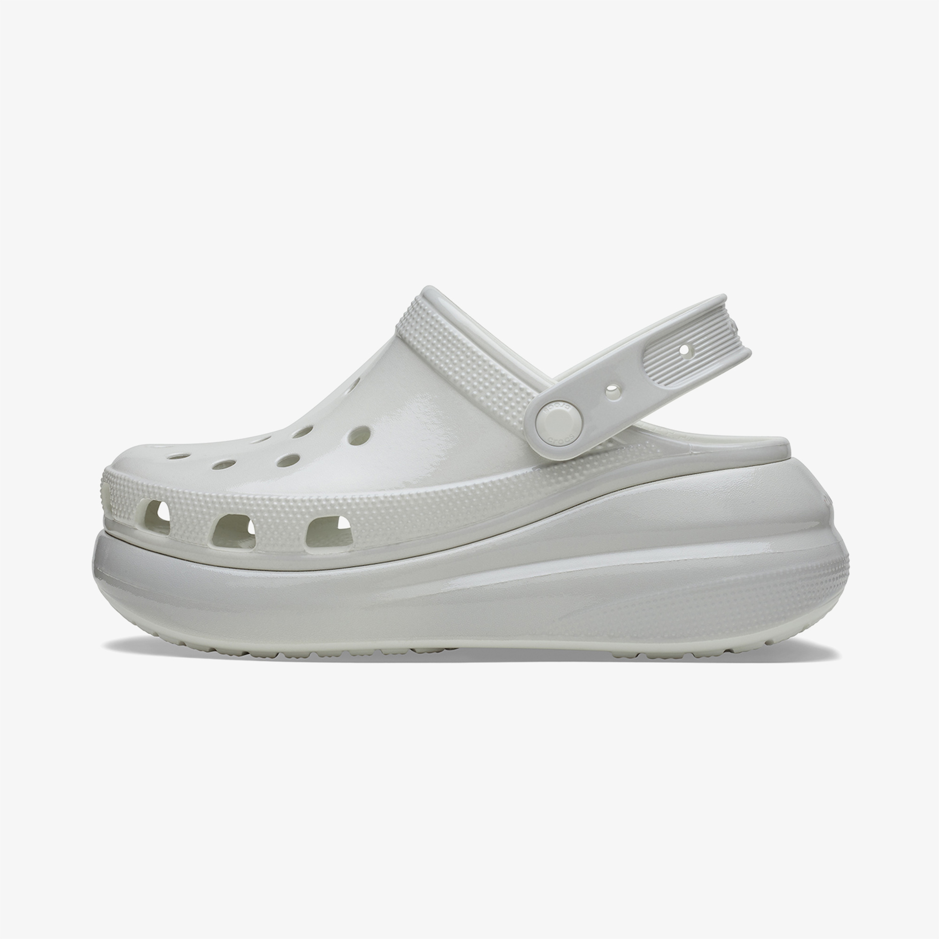 Crocs Crush High Shine Clog Unisex Gri Terlik