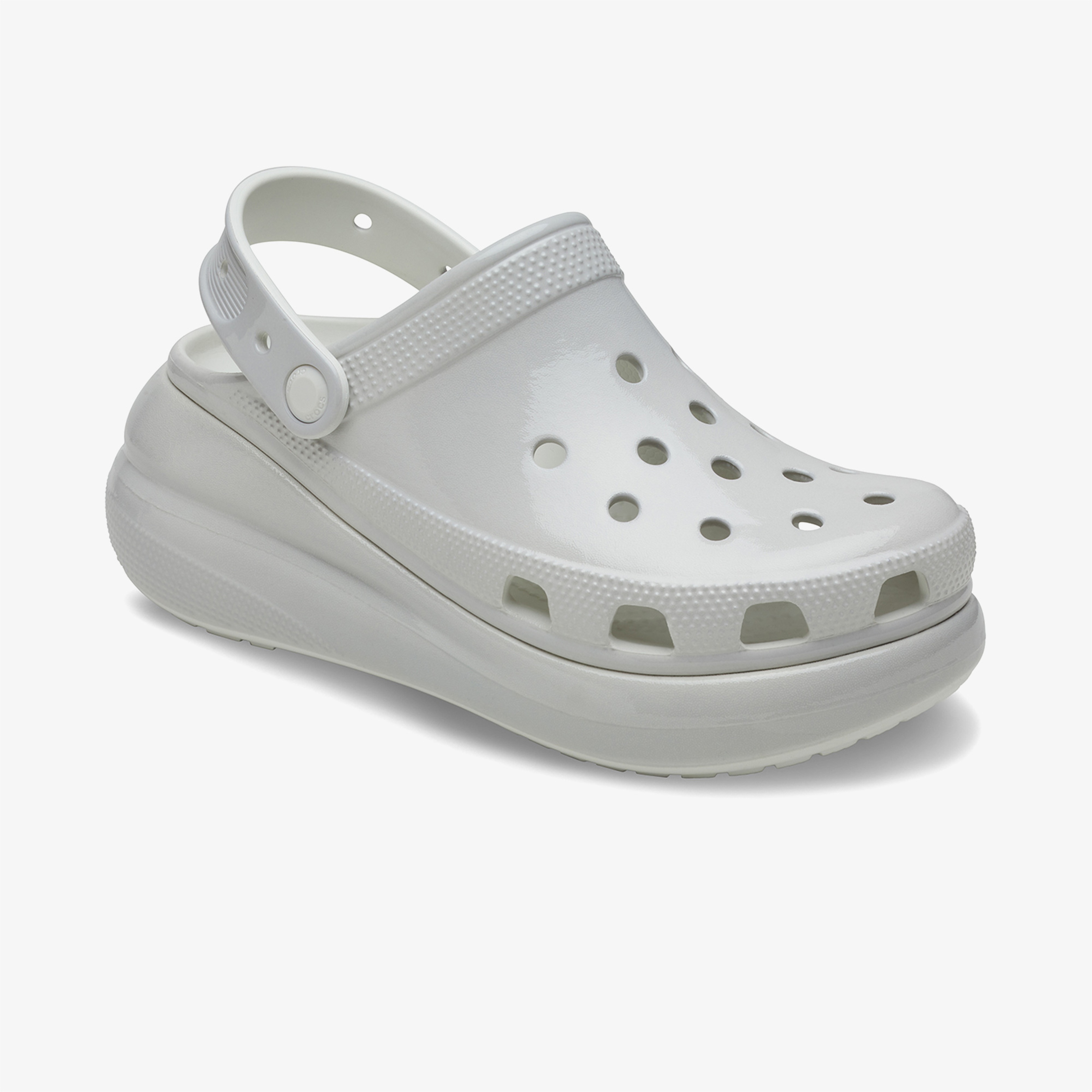 Crocs Crush High Shine Clog Unisex Gri Terlik